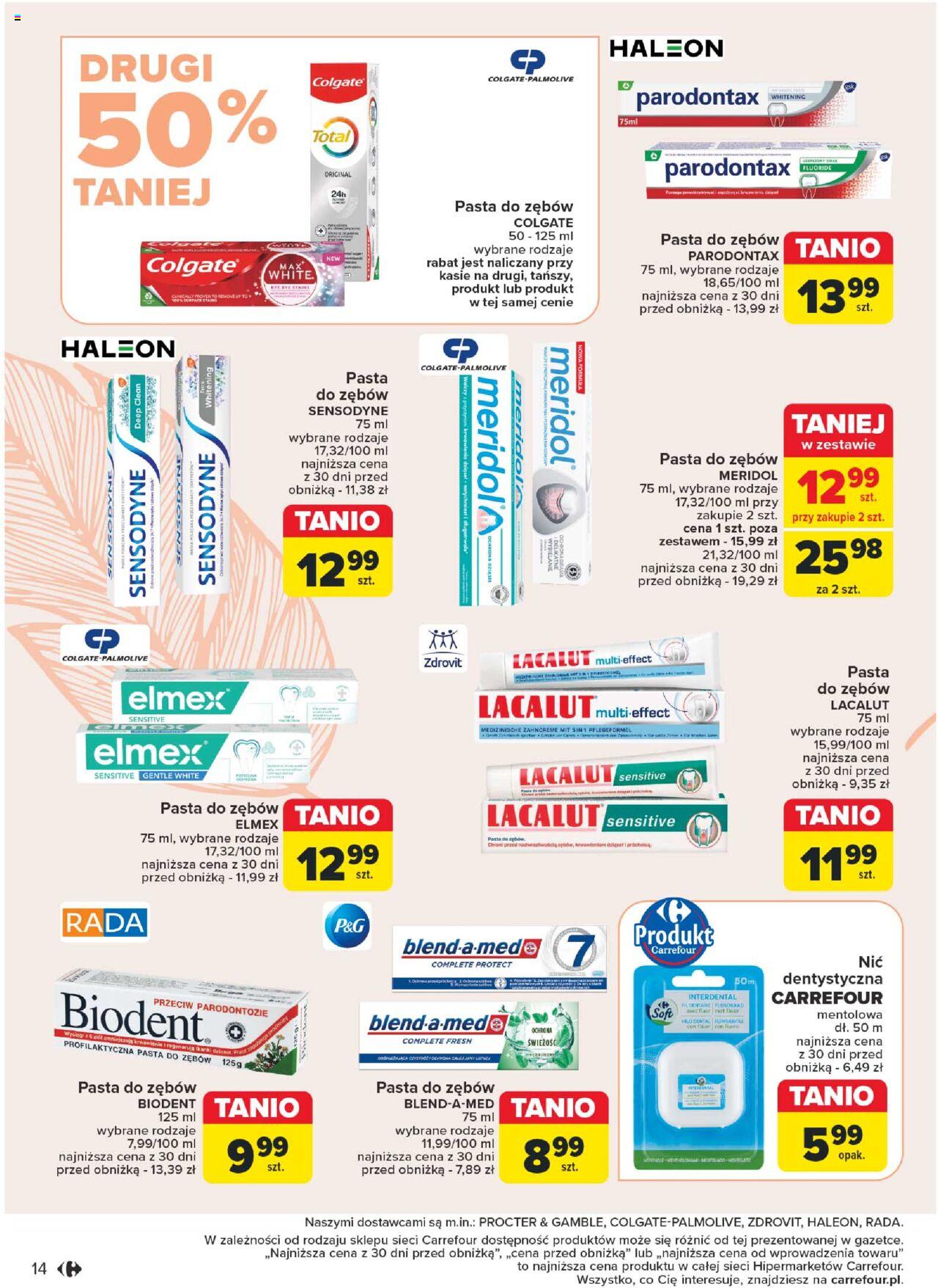 Carrefour Piekno jesiennej urody Gazetka ważna od 03.09.2024 do 14.09.2024 strona 14