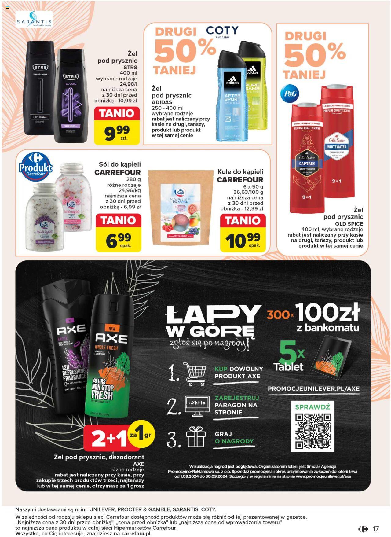 Carrefour Piekno jesiennej urody Gazetka ważna od 03.09.2024 do 14.09.2024 strona 17