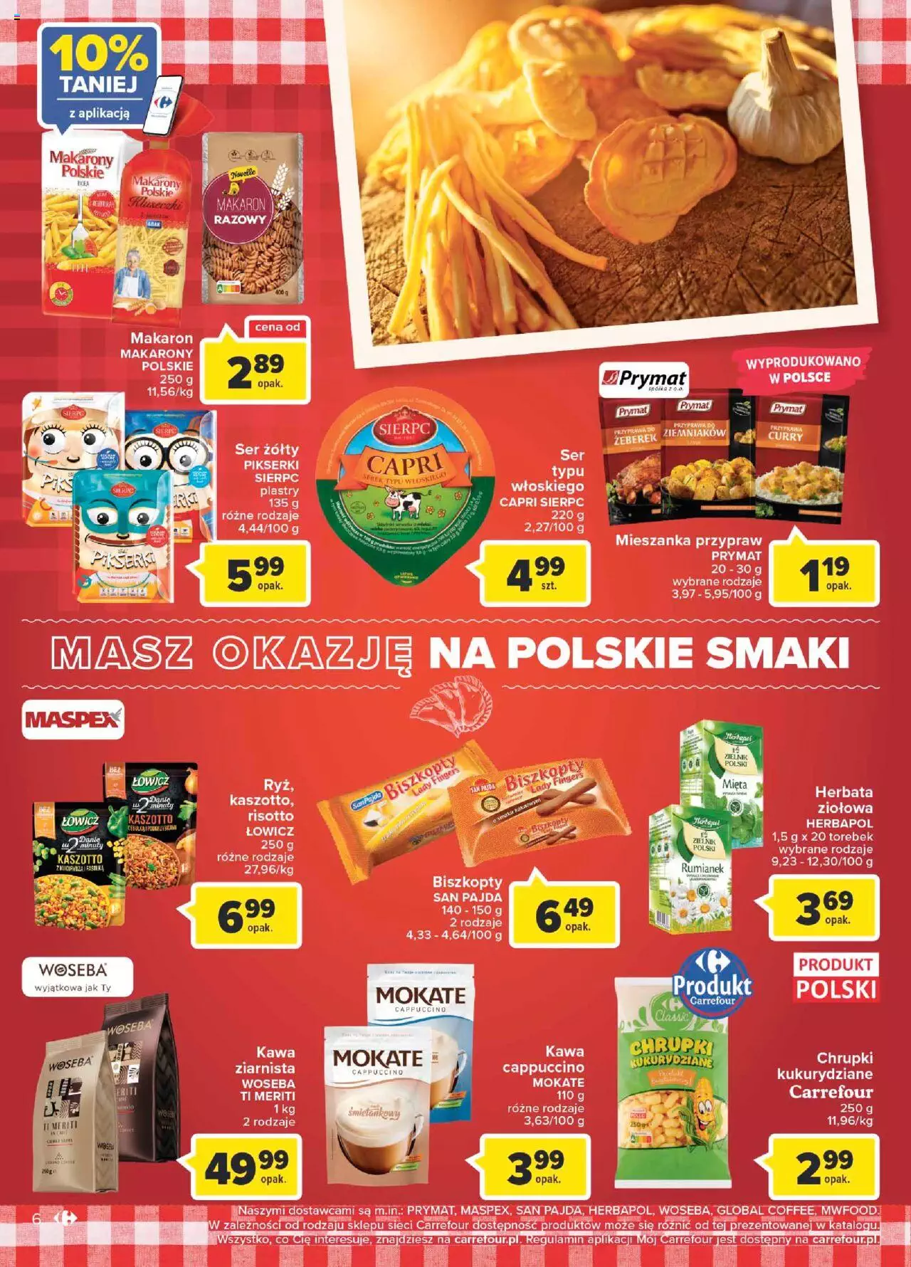 Carrefour Polskie znane i kochane gazetka ważna od wtorku 23.08.2022 do 29.08.2022 strona 6