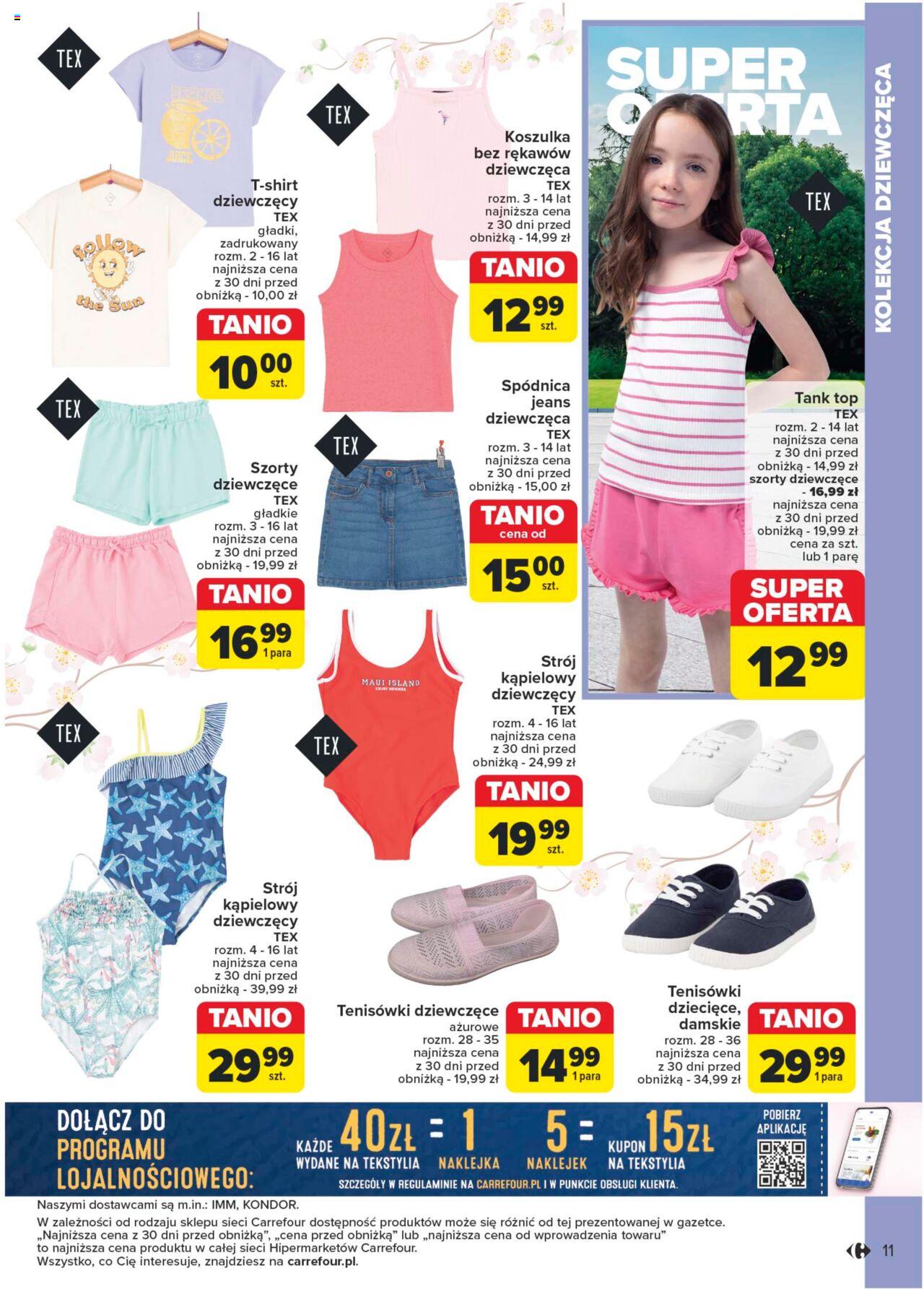Carrefour Poznaj majowe trendy Gazetka ważna od 07.05.2024 do 18.05.2024 strona 11