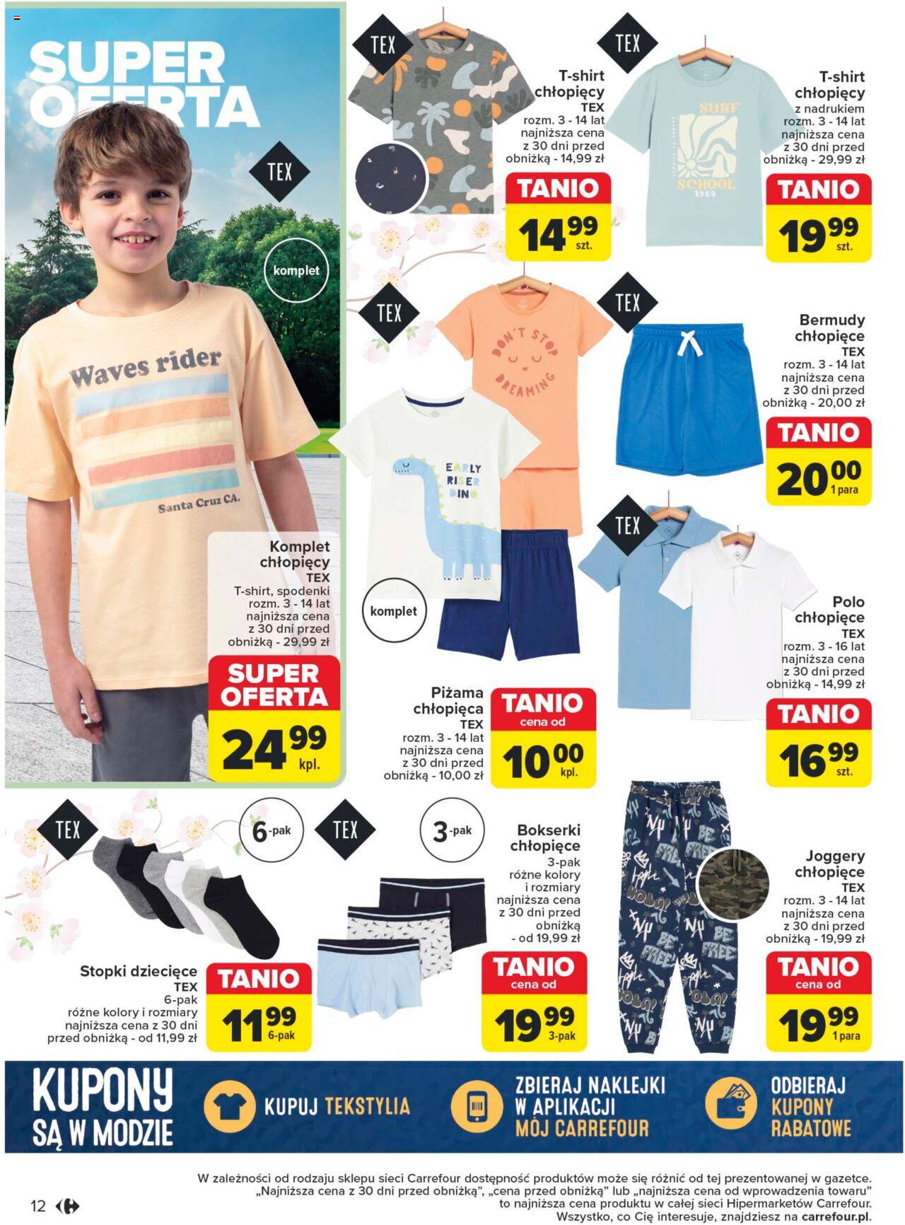 Carrefour Poznaj majowe trendy Gazetka ważna od 07.05.2024 do 18.05.2024 strona 12