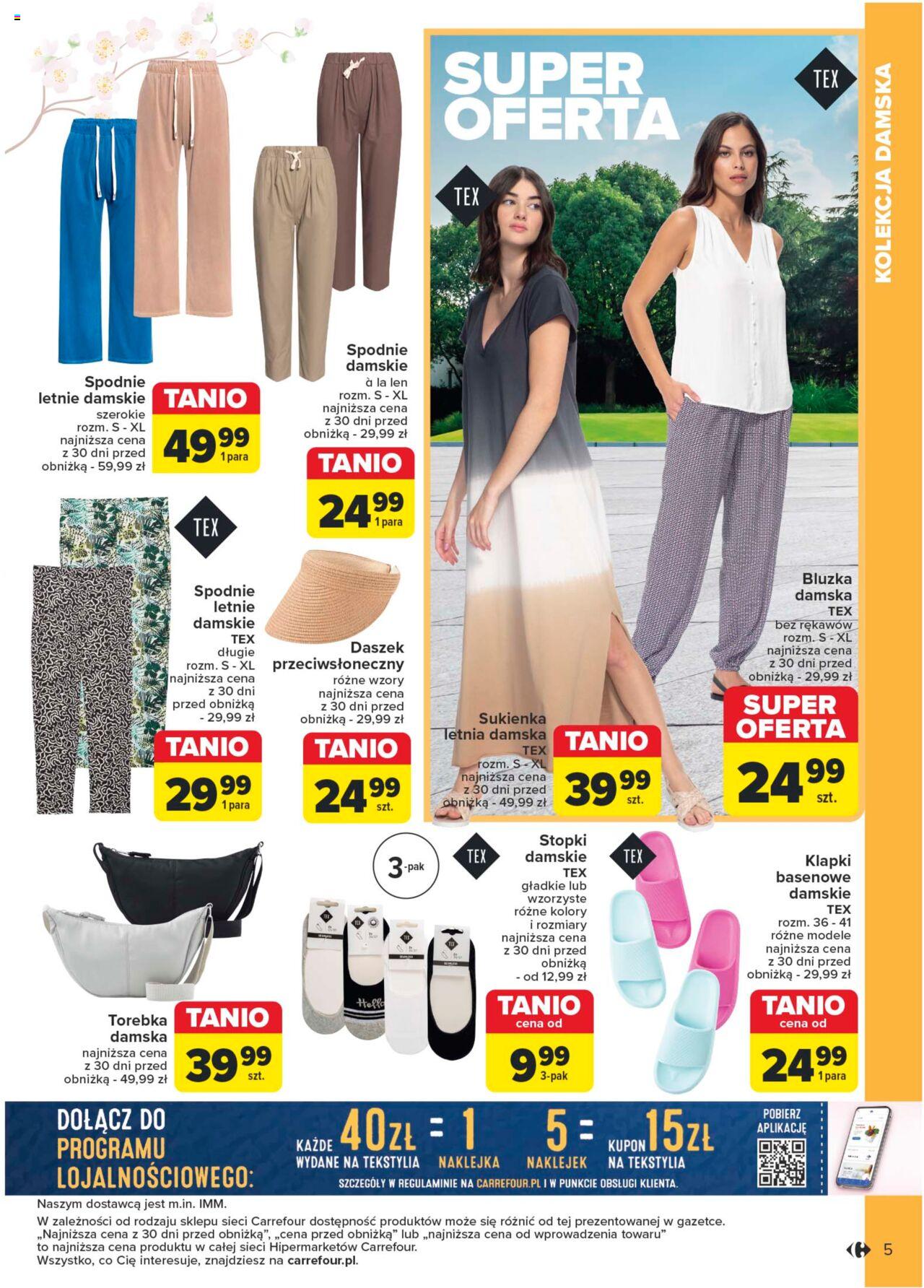 Carrefour Poznaj majowe trendy Gazetka ważna od 07.05.2024 do 18.05.2024 strona 5