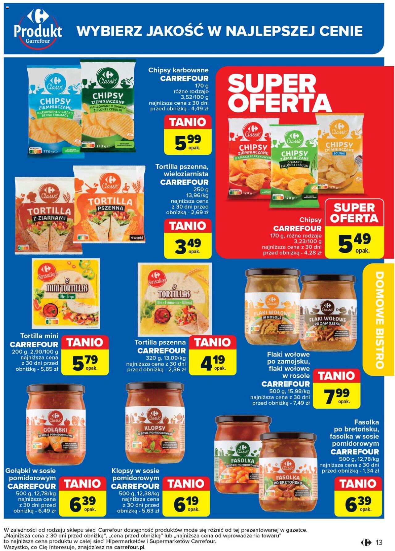 Carrefour Produkt Carrefour Gazetka ważna od 17.09.2024 do 28.09.2024 strona 13