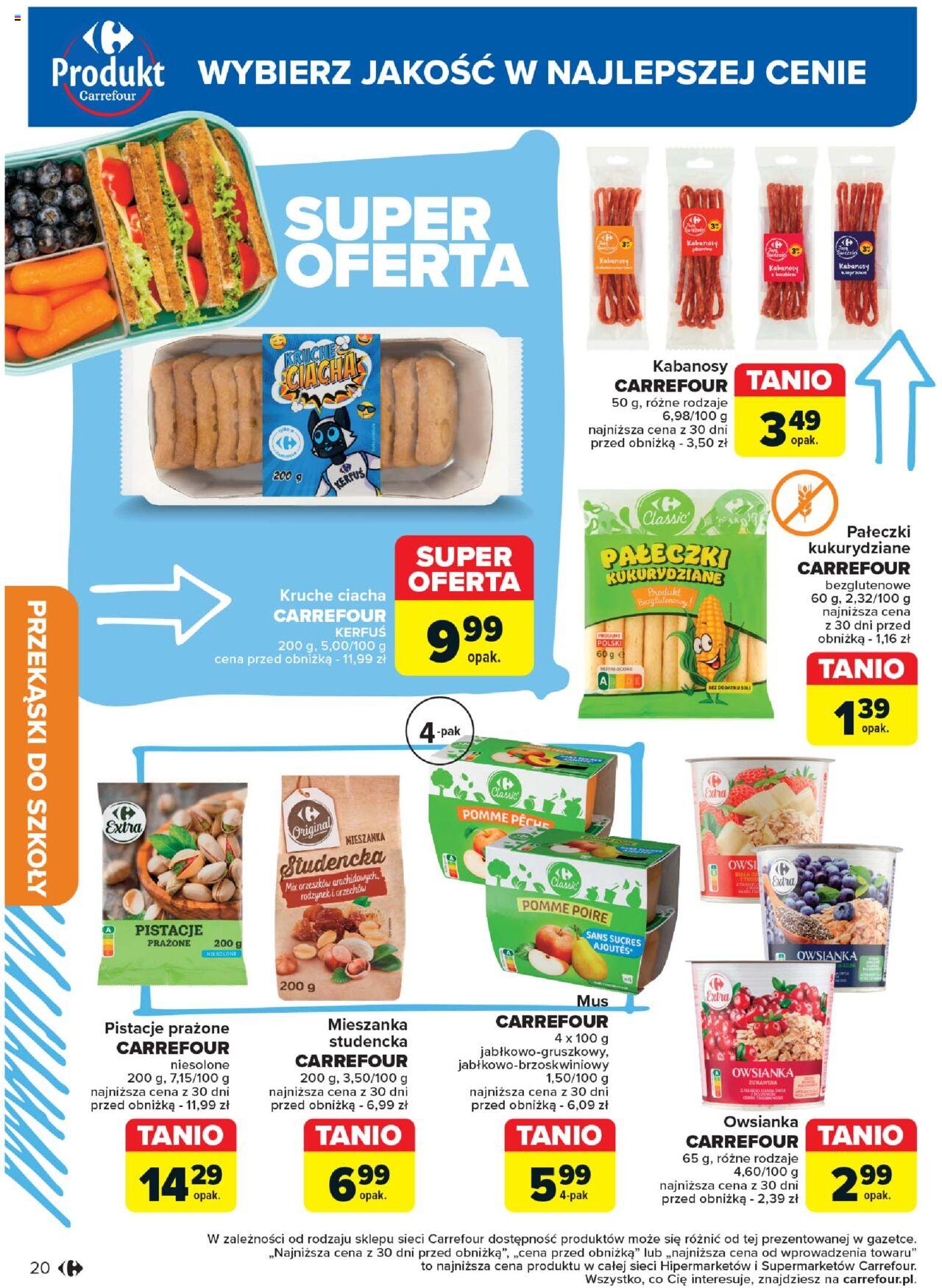 Carrefour Produkt Carrefour Gazetka ważna od 17.09.2024 do 28.09.2024 strona 20