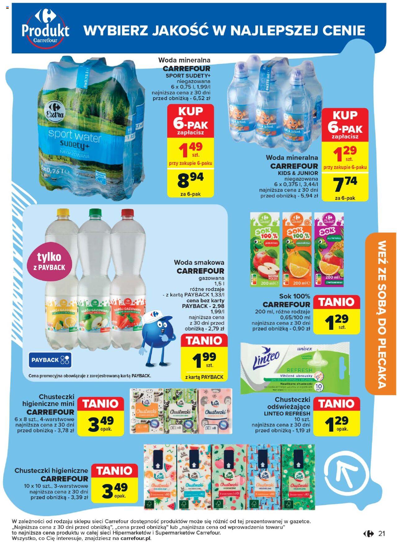 Carrefour Produkt Carrefour Gazetka ważna od 17.09.2024 do 28.09.2024 strona 21