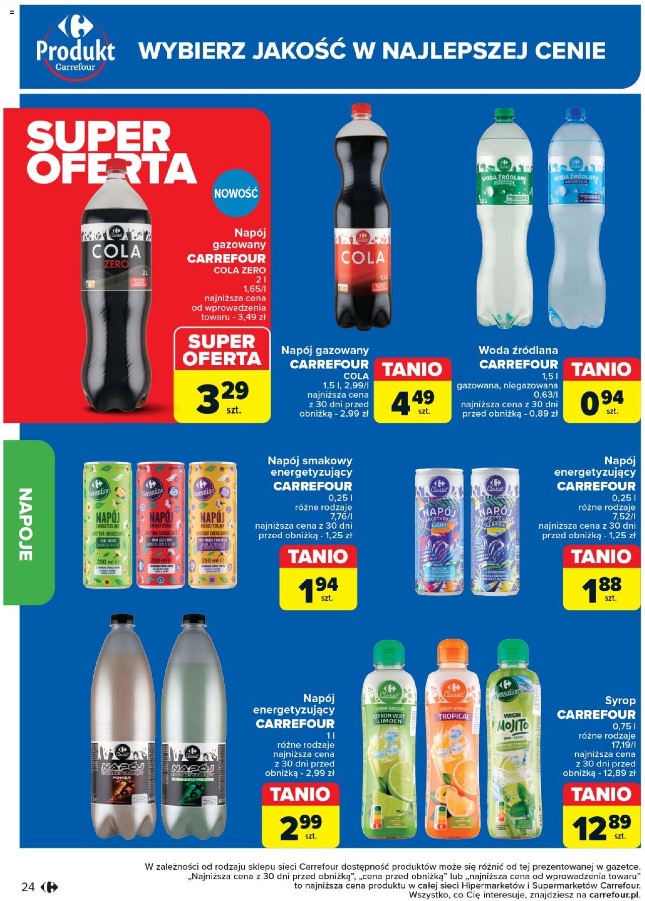 Carrefour Produkt Carrefour Gazetka ważna od 17.09.2024 do 28.09.2024 strona 24