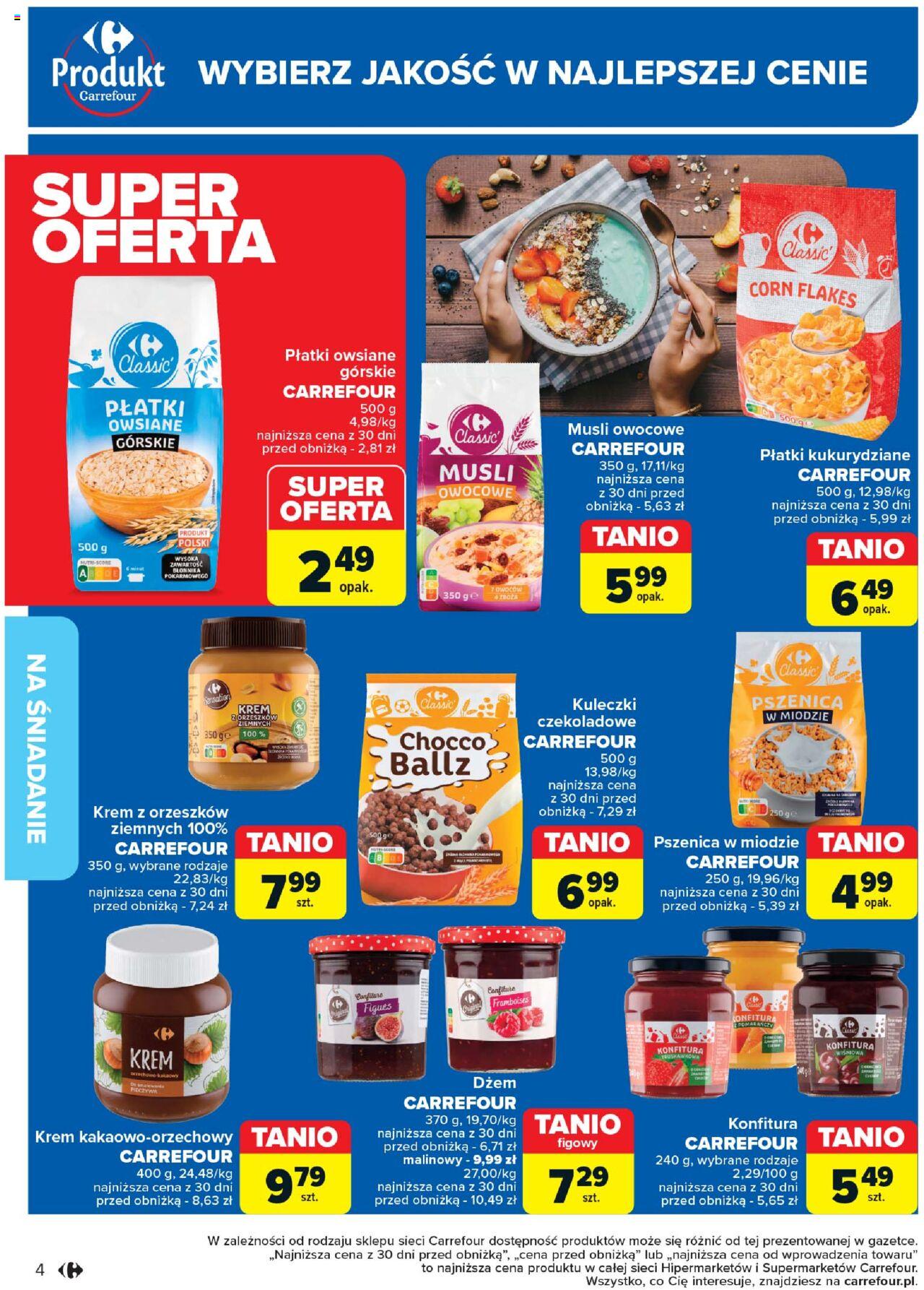 Carrefour Produkt Carrefour Gazetka ważna od 17.09.2024 do 28.09.2024 strona 4