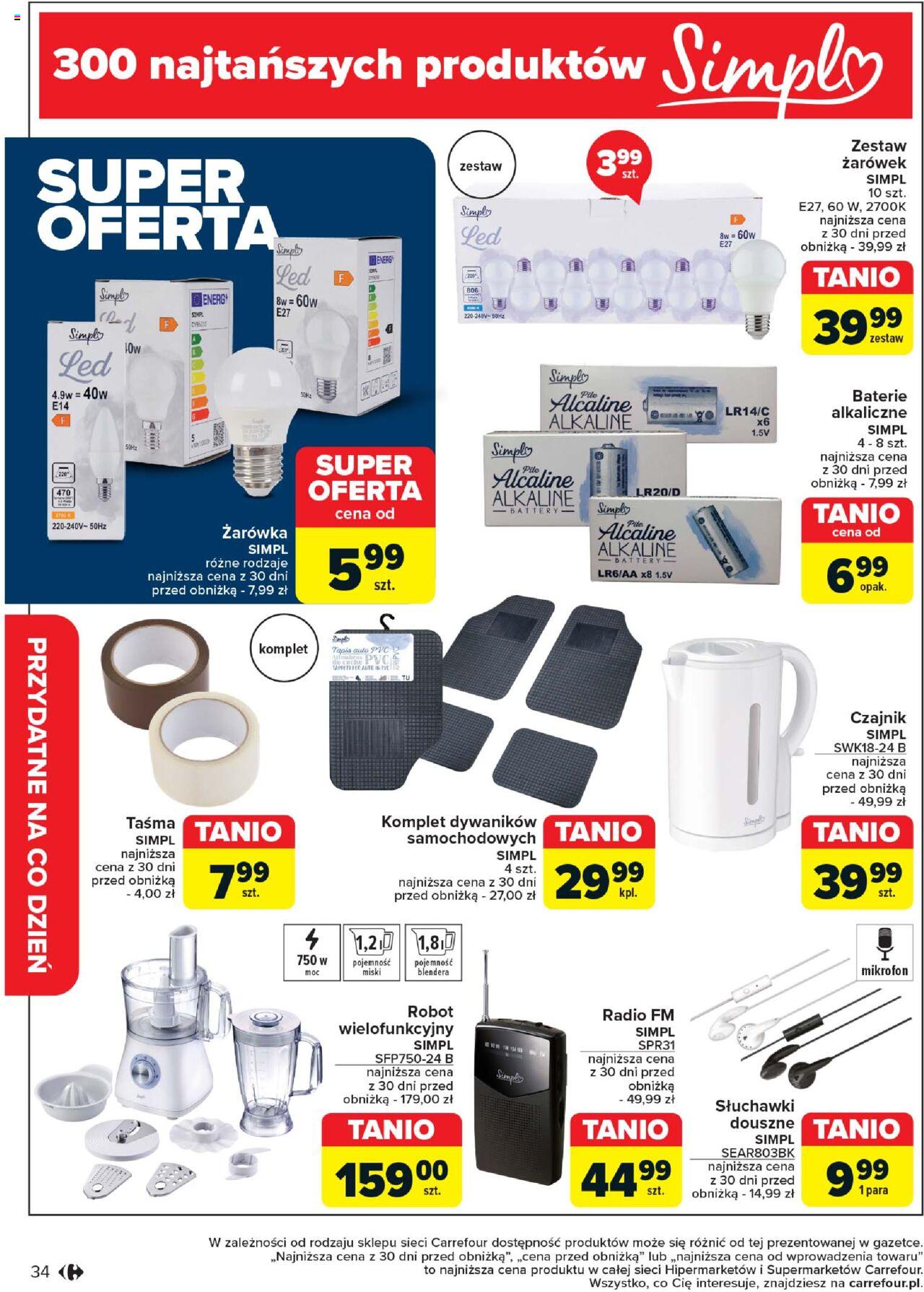 Carrefour Produkt Carrefour Gazetka ważna od 17.09.2024 do 28.09.2024 strona 34