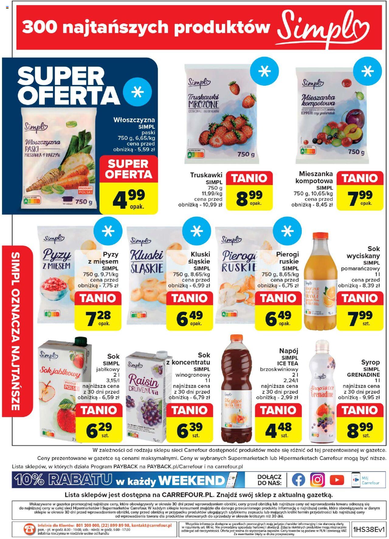 Carrefour Produkt Carrefour Gazetka ważna od 17.09.2024 do 28.09.2024 strona 40
