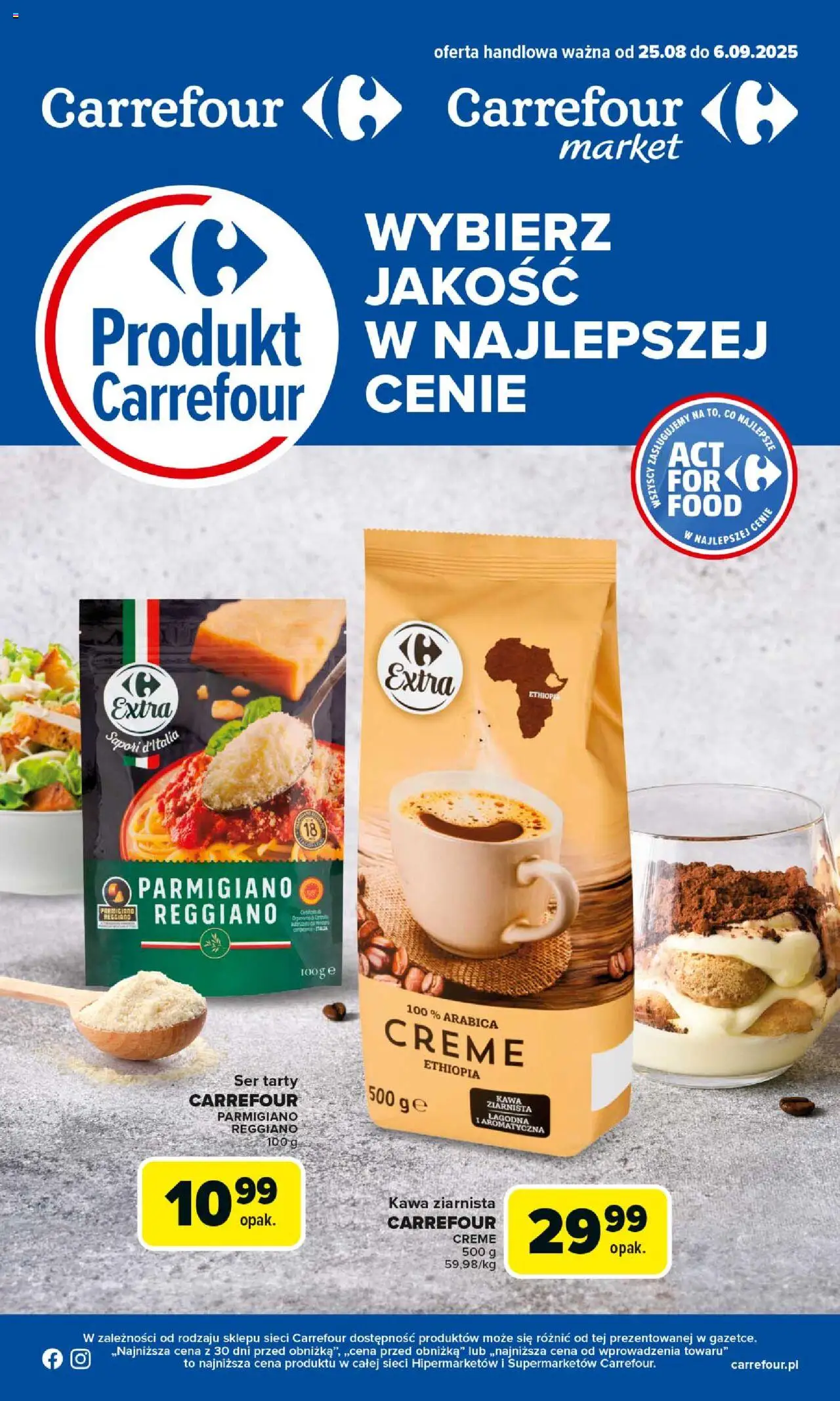 Carrefour Produkt Carrefour Gazetka ważna od 25.08.2025 do  06.09.2025 strona 1