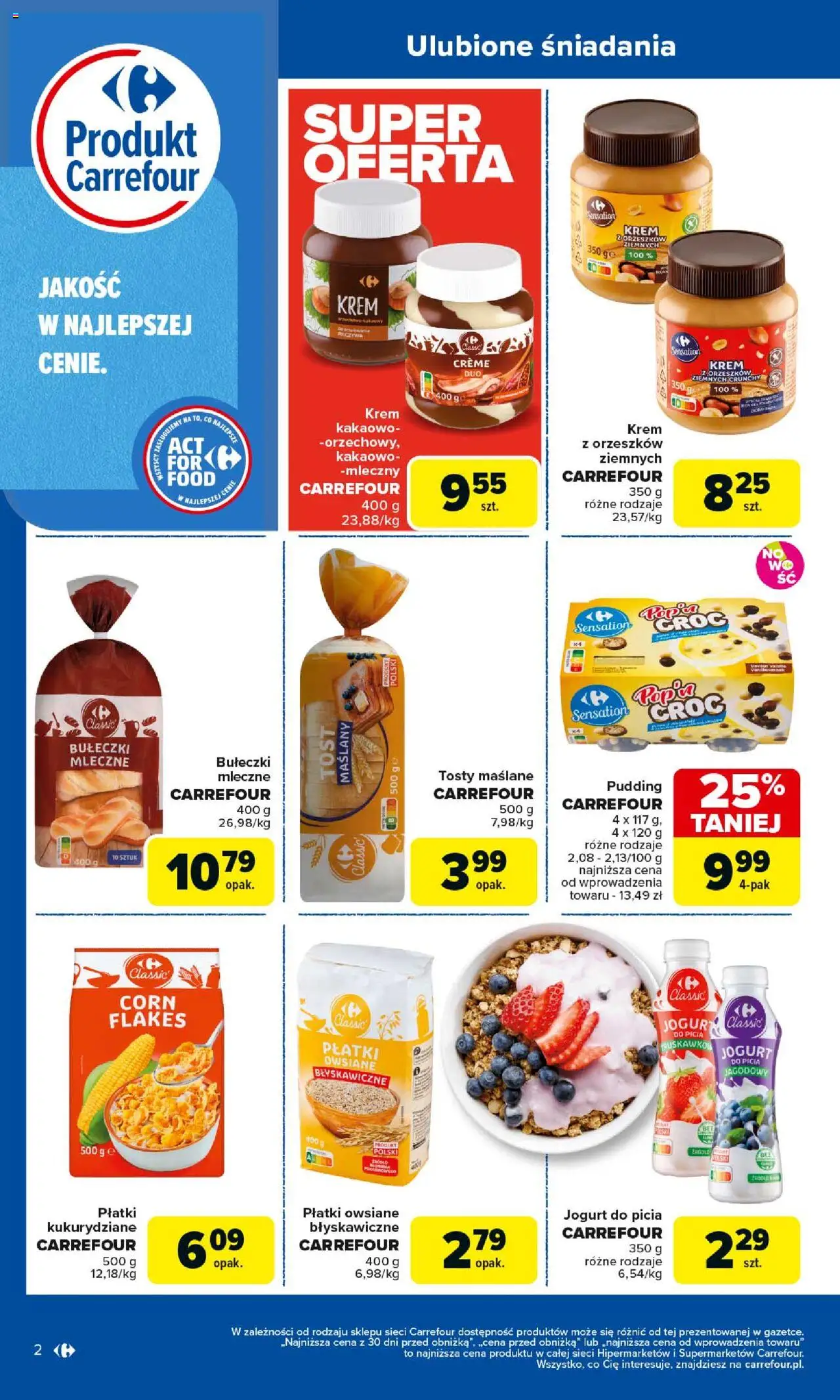 Carrefour Produkt Carrefour Gazetka ważna od 25.08.2025 do  06.09.2025 strona 2