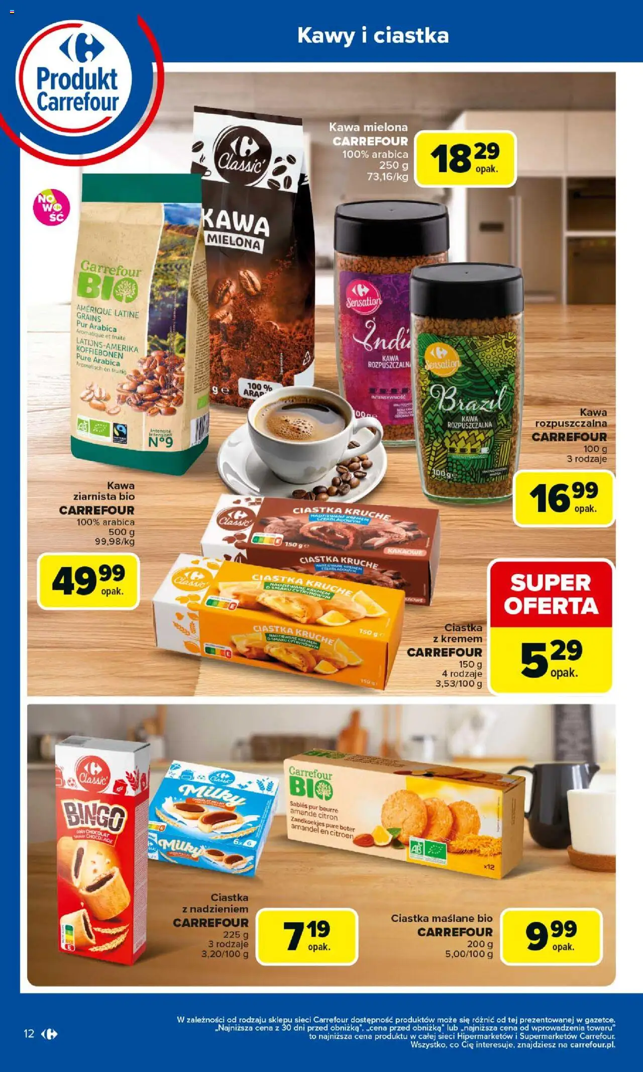 Carrefour Produkt Carrefour Gazetka ważna od 25.08.2025 do  06.09.2025 strona 12