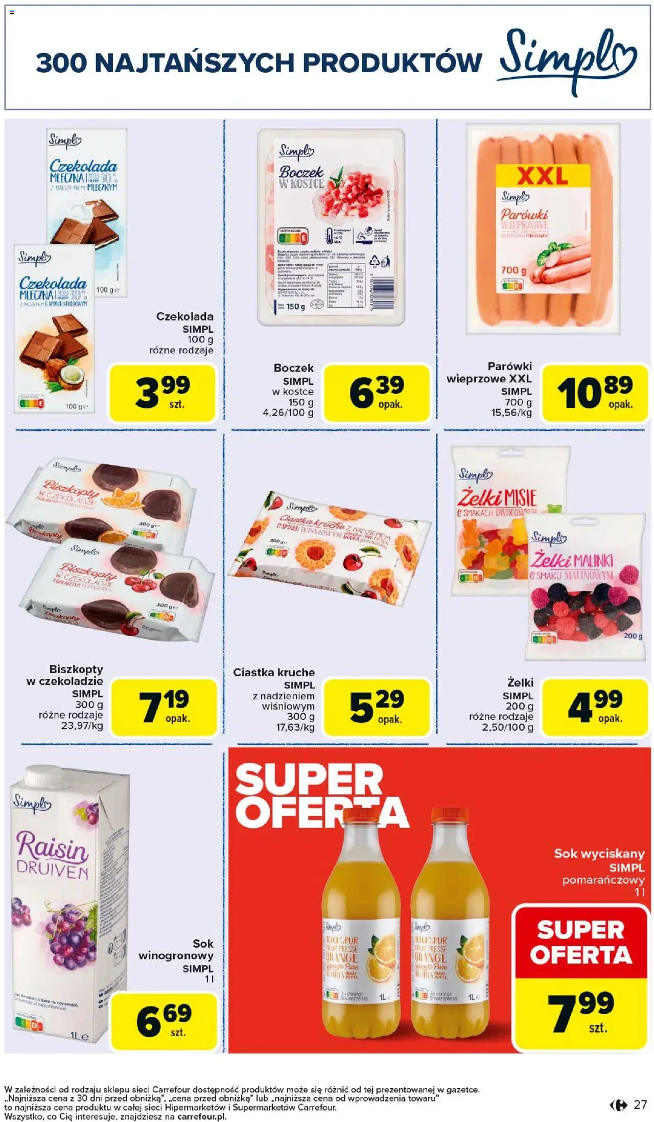 Carrefour Produkt Carrefour Gazetka ważna od 25.08.2025 do  06.09.2025 strona 26