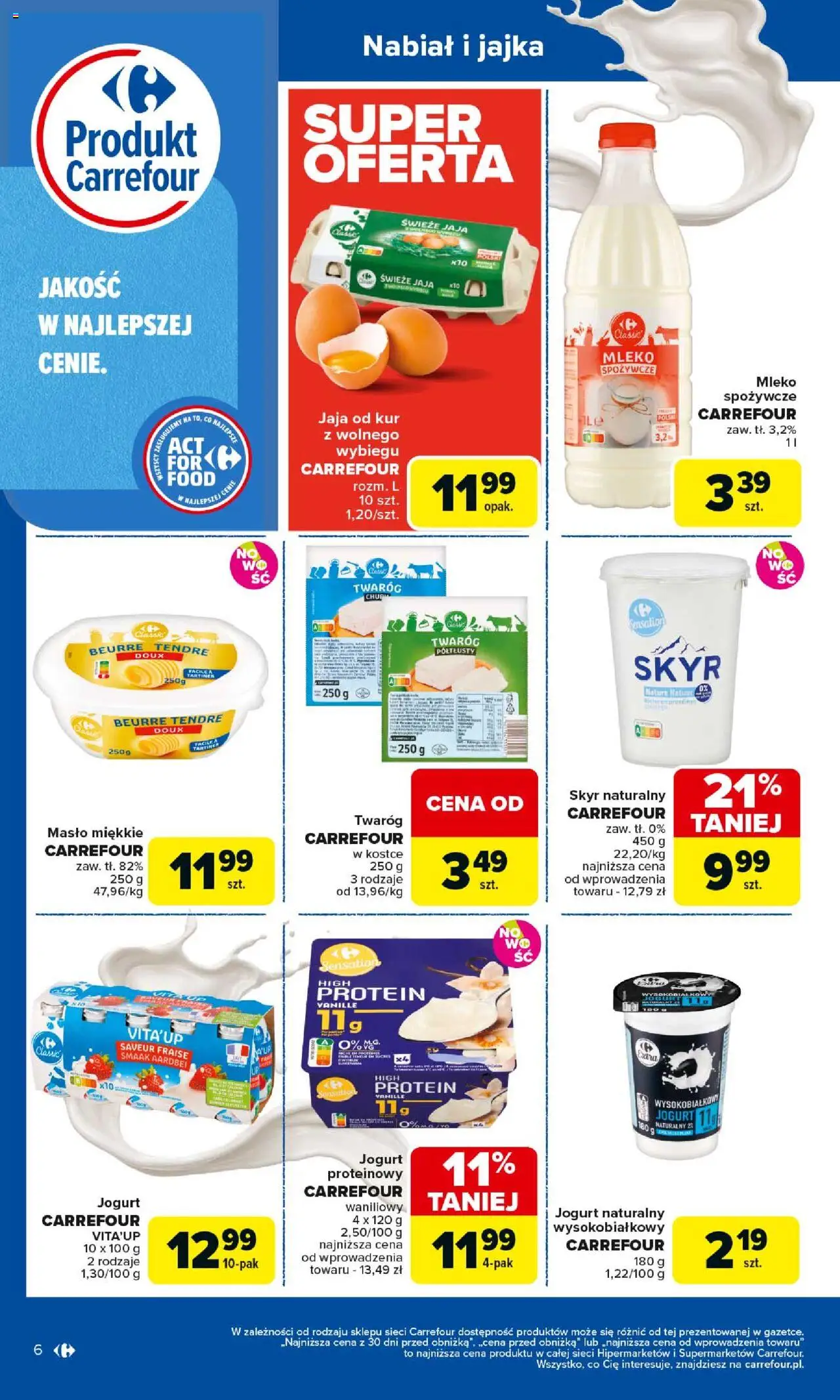 Carrefour Produkt Carrefour Gazetka ważna od 25.08.2025 do  06.09.2025 strona 6