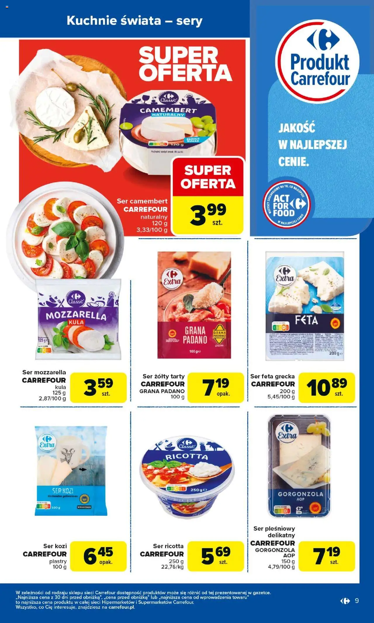 Carrefour Produkt Carrefour Gazetka ważna od 25.08.2025 do  06.09.2025 strona 9