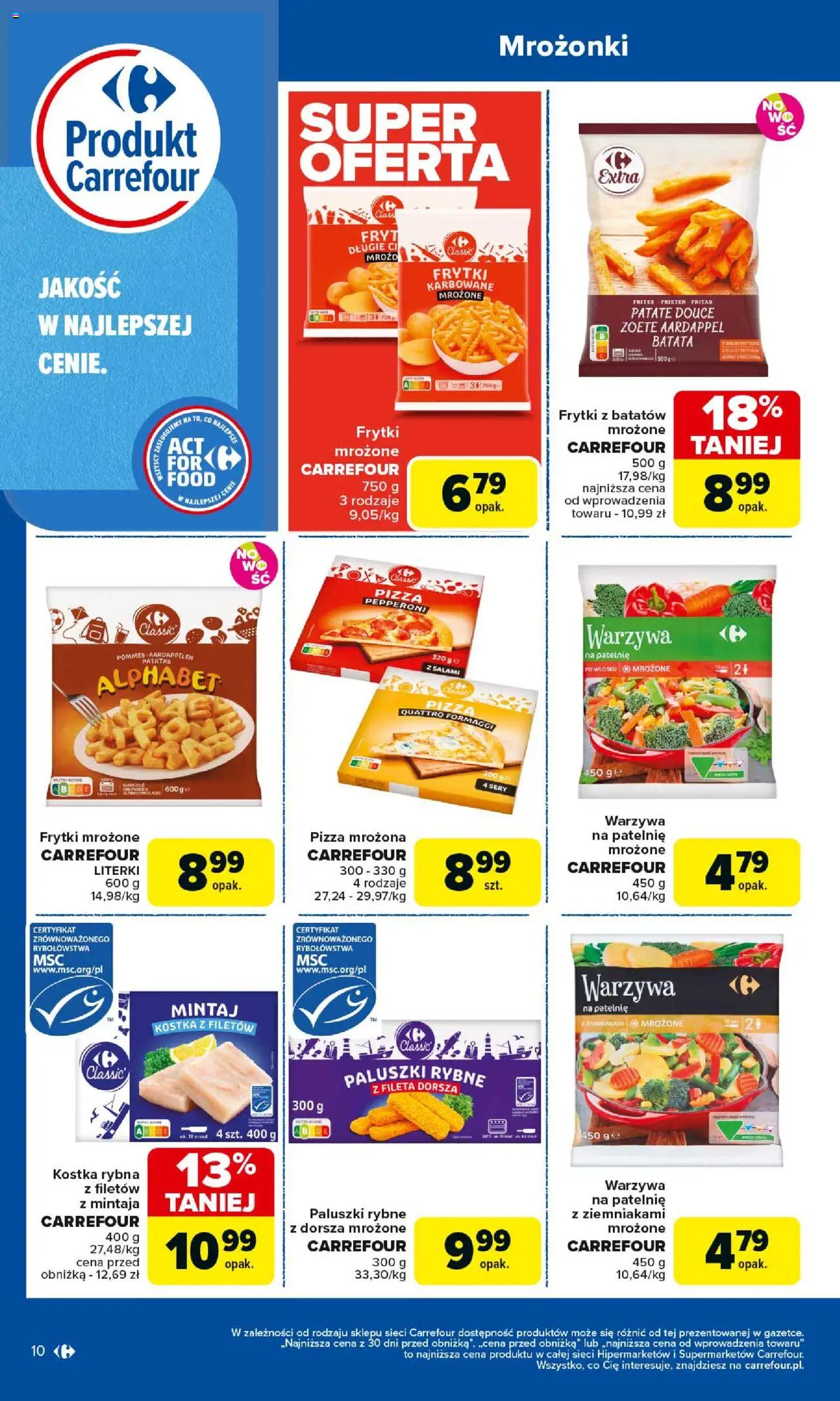Carrefour Produkt Carrefour Gazetka ważna od 25.08.2025 do  06.09.2025 strona 10