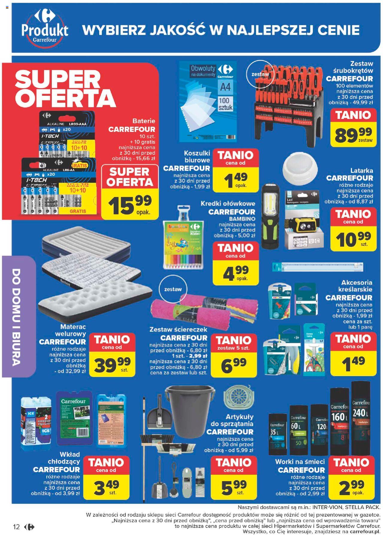 Carrefour Produkt Gazetka ważna od 04.06.2024 do 15.06.2024 strona 12