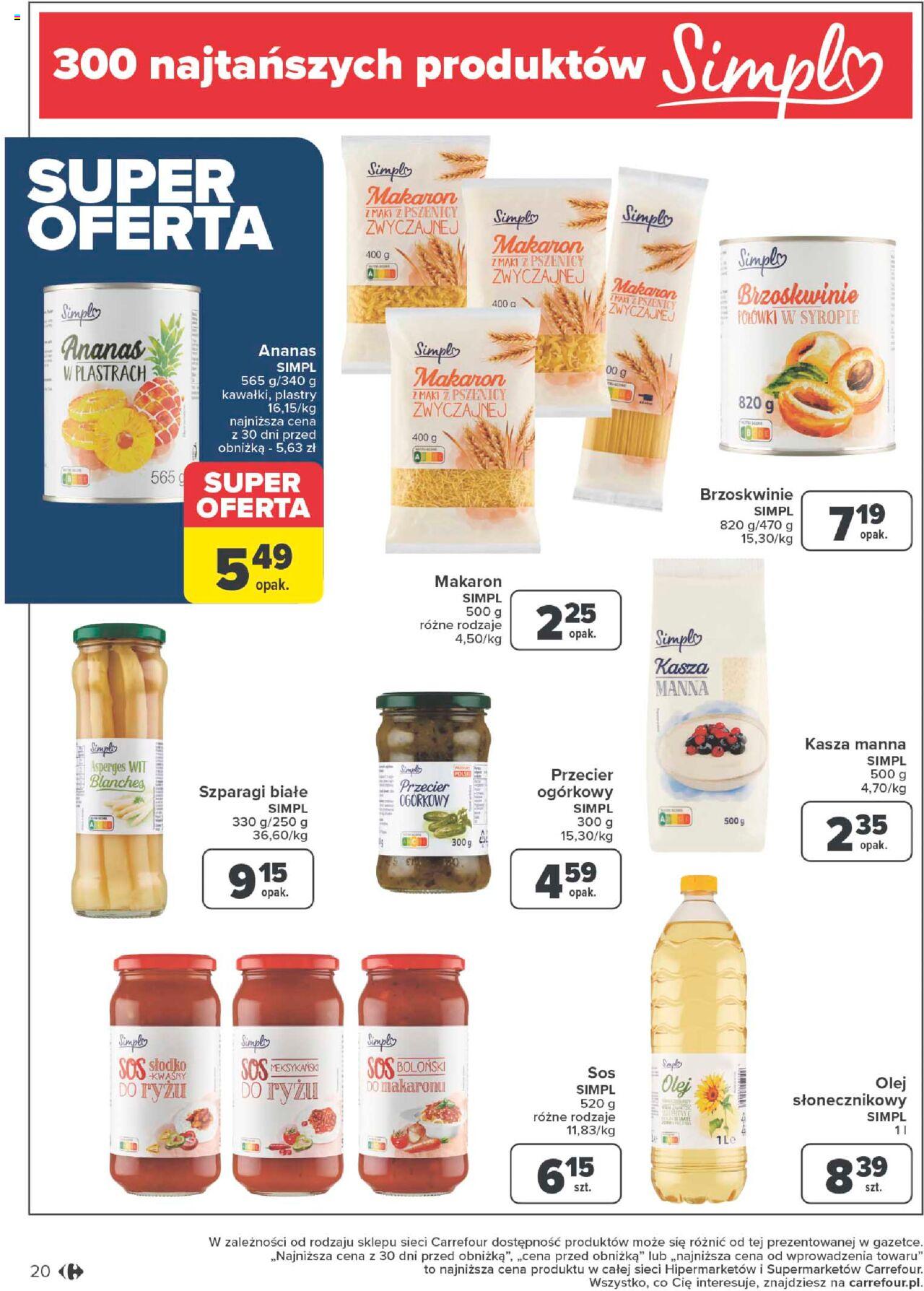 Carrefour Produkt Gazetka ważna od 04.06.2024 do 15.06.2024 strona 20