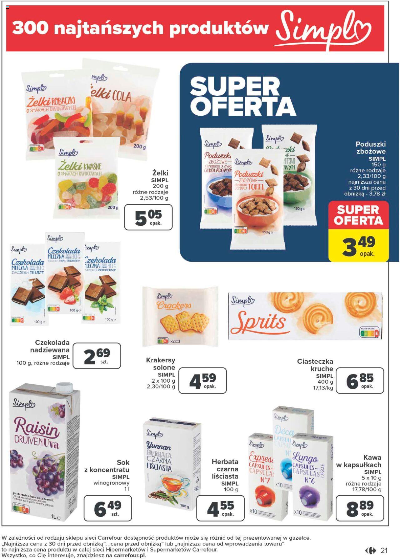 Carrefour Produkt Gazetka ważna od 04.06.2024 do 15.06.2024 strona 21