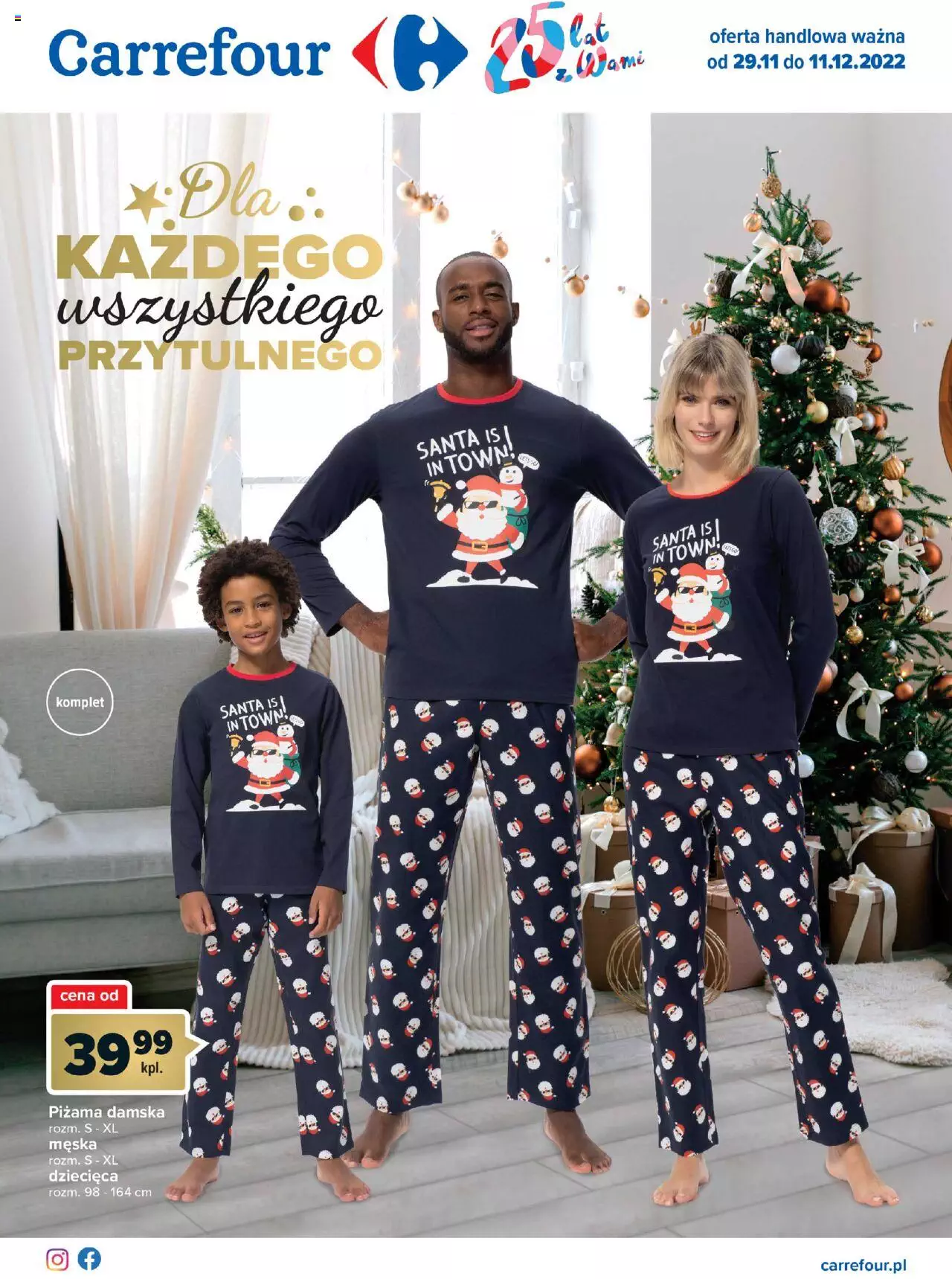 Carrefour Przytulnych swiąt Gazetka ważna od 29.11.2022 do 11.12.2022 strona 1