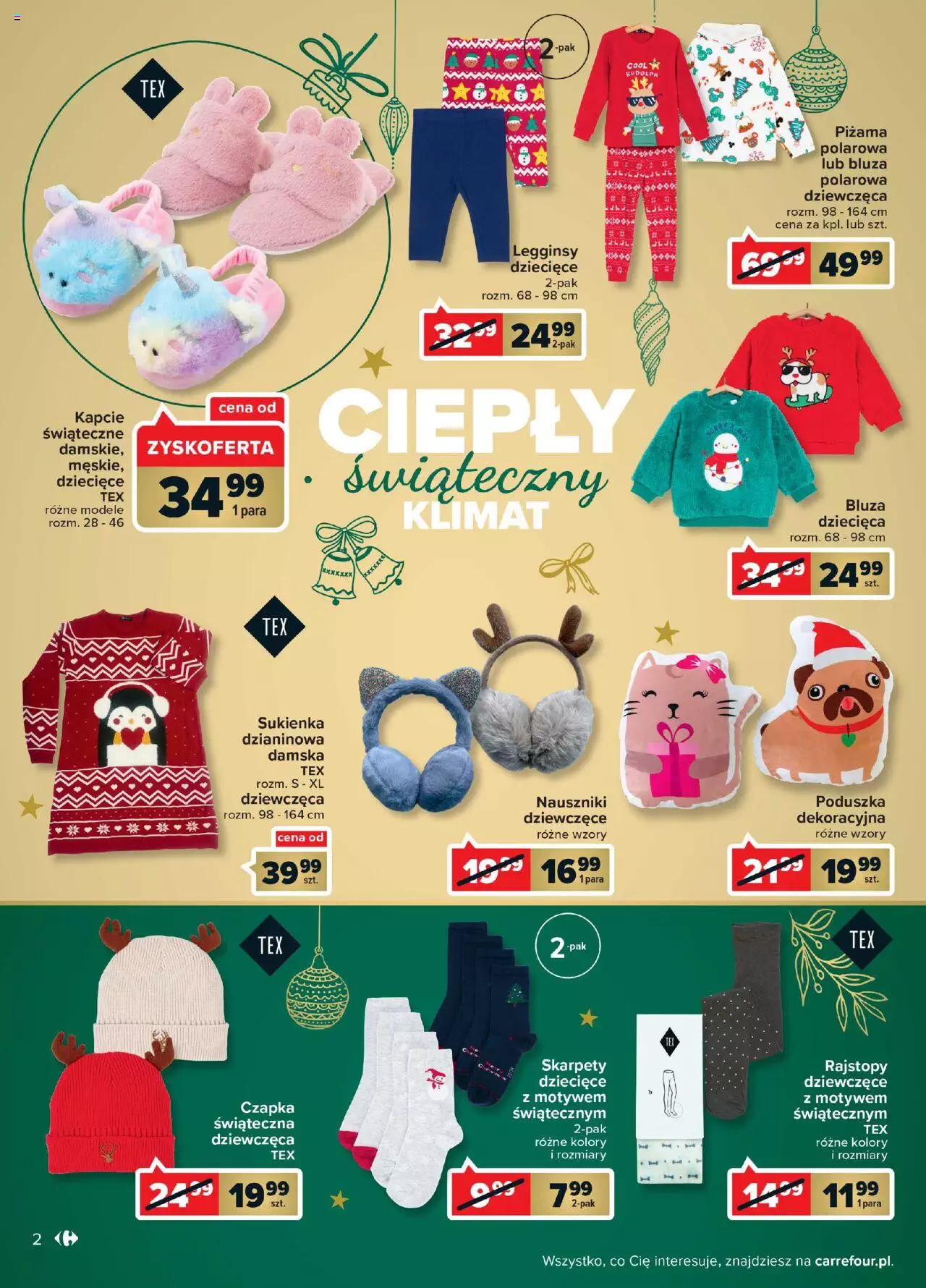 Carrefour Przytulnych swiąt Gazetka ważna od 29.11.2022 do 11.12.2022 strona 2