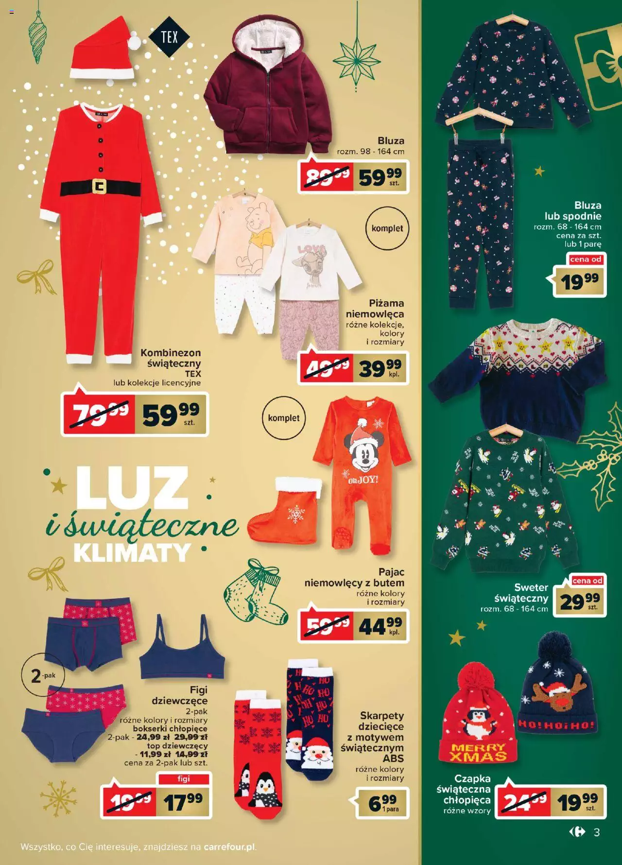 Carrefour Przytulnych swiąt Gazetka ważna od 29.11.2022 do 11.12.2022 strona 3
