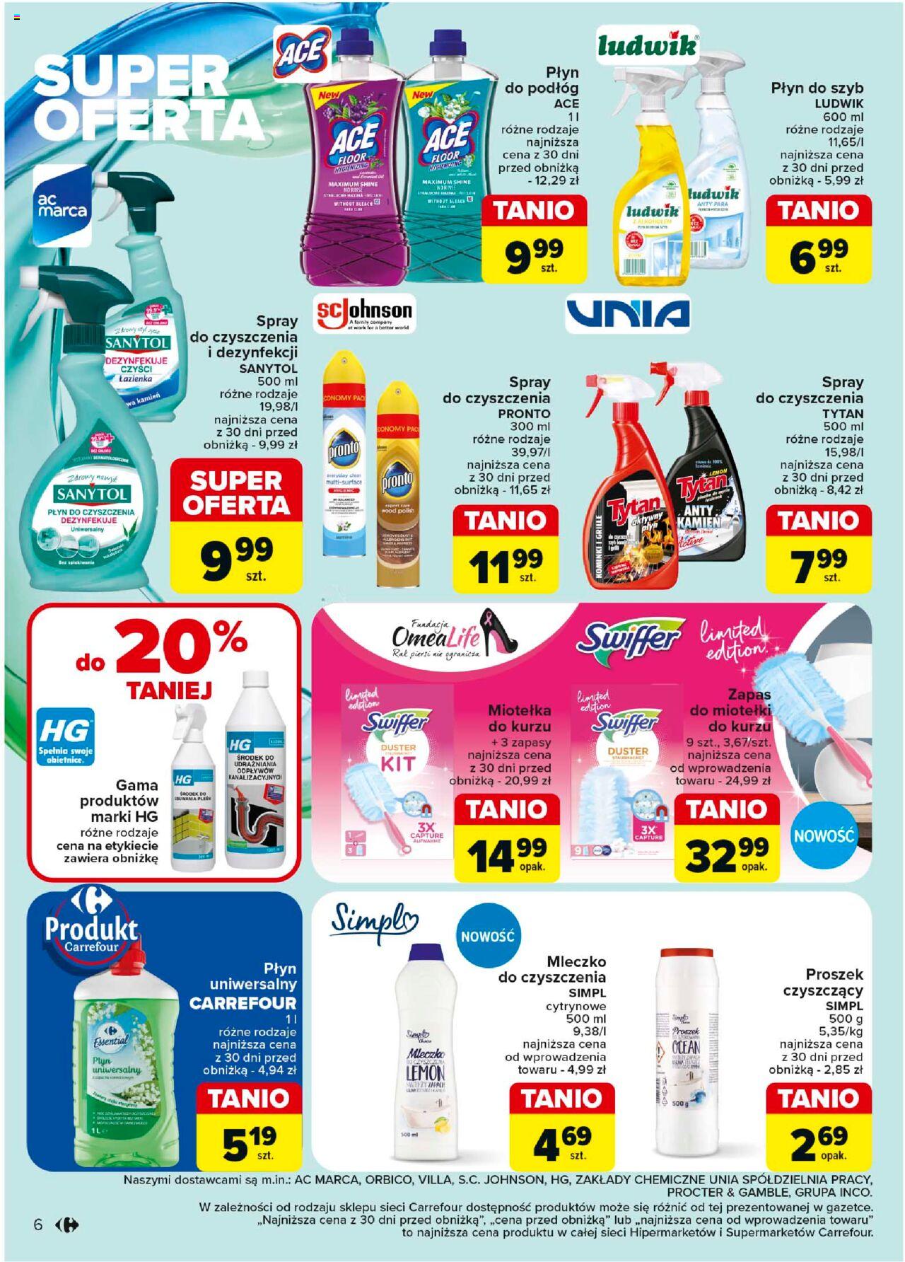 Carrefour Robimy letnie porzadki Gazetka ważna od 20.08.2024 do 31.08.2024 strona 6