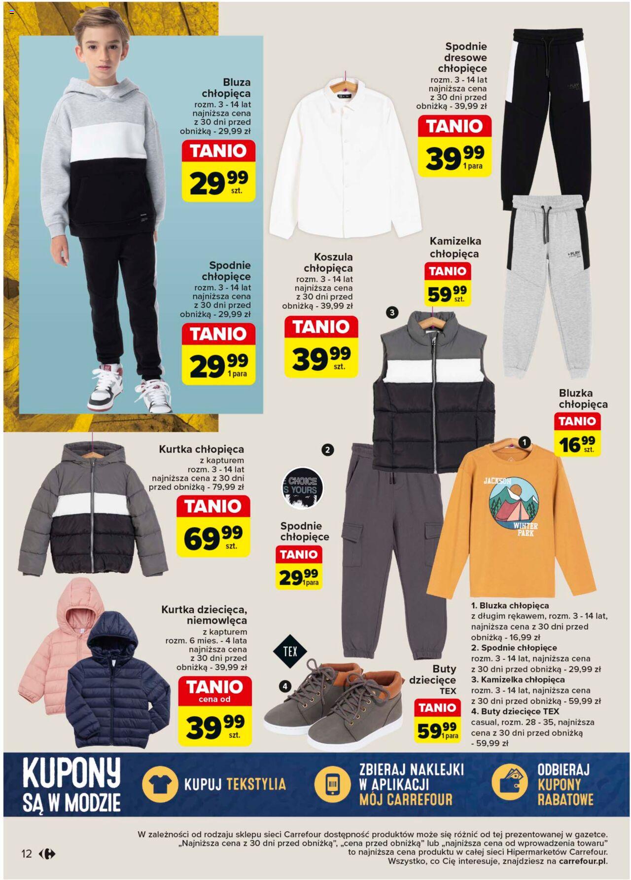 Carrefour Rodzinny look na jesien Gazetka ważna od 03.09.2024 do 14.09.2024 strona 12