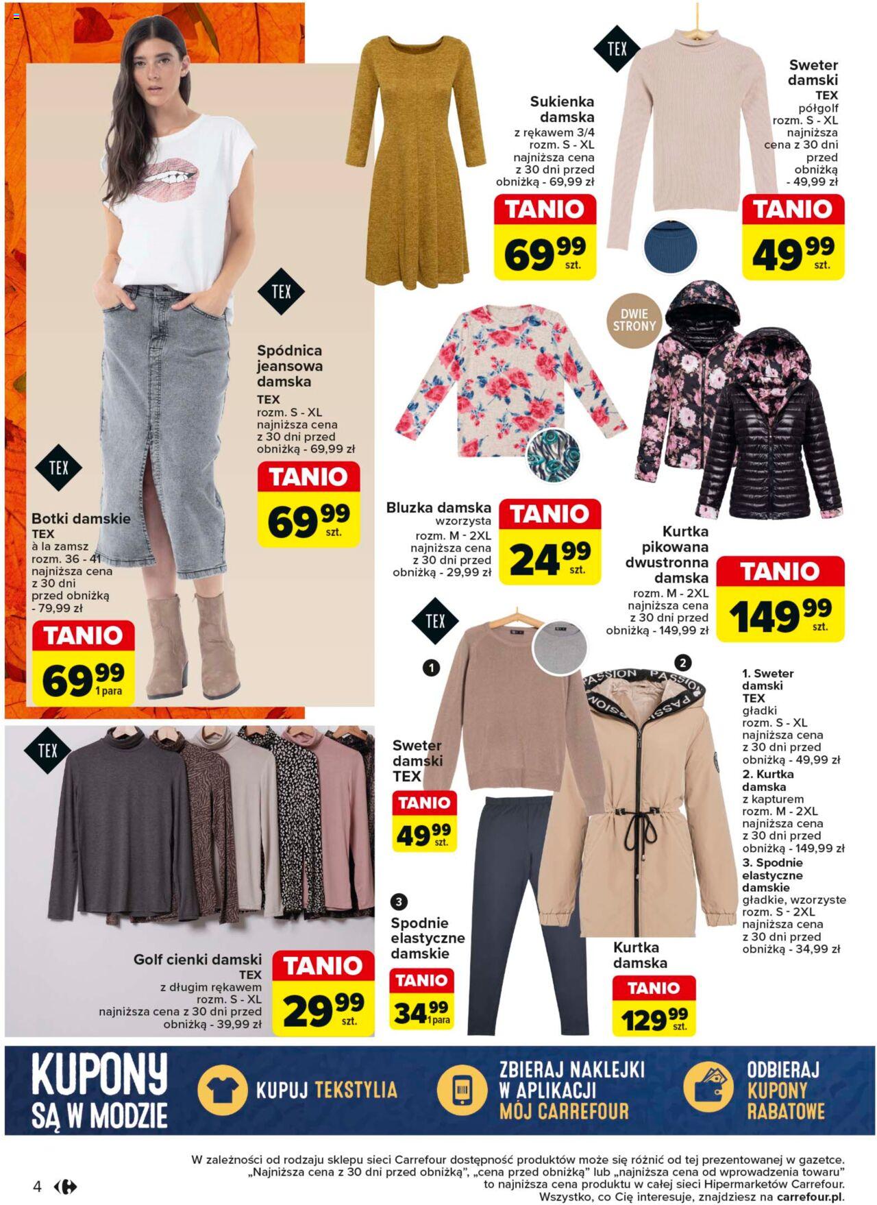 Carrefour Rodzinny look na jesien Gazetka ważna od 03.09.2024 do 14.09.2024 strona 4