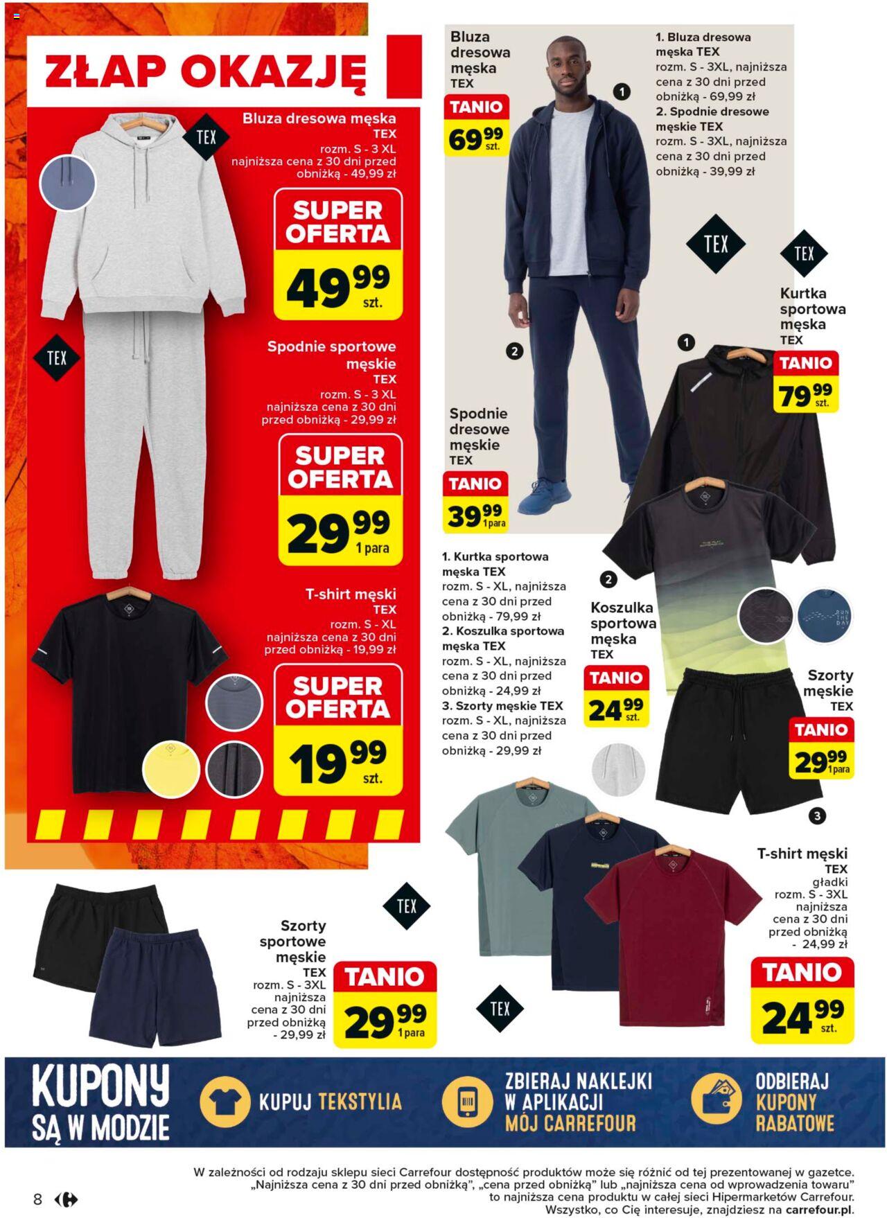 Carrefour Rodzinny look na jesien Gazetka ważna od 03.09.2024 do 14.09.2024 strona 8