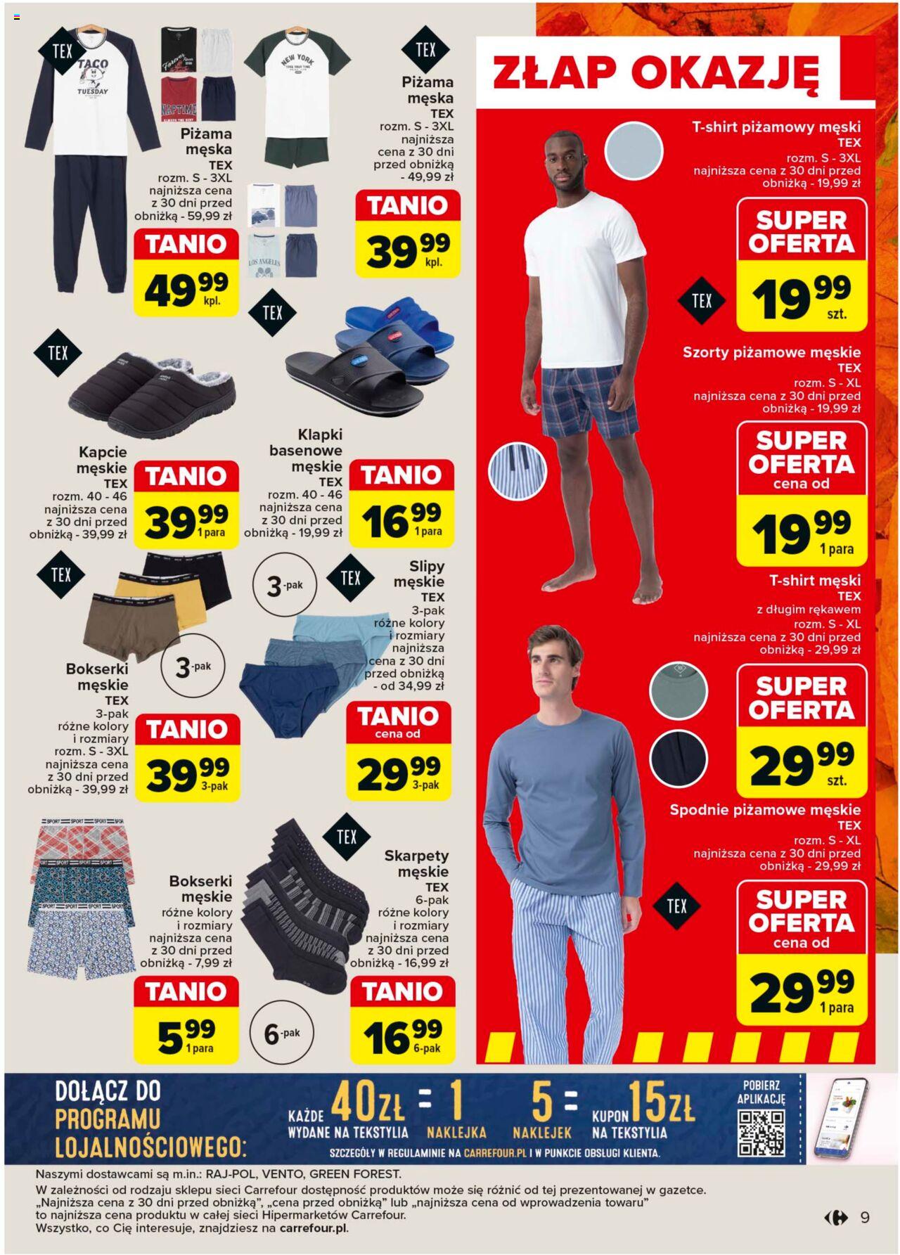 Carrefour Rodzinny look na jesien Gazetka ważna od 03.09.2024 do 14.09.2024 strona 9