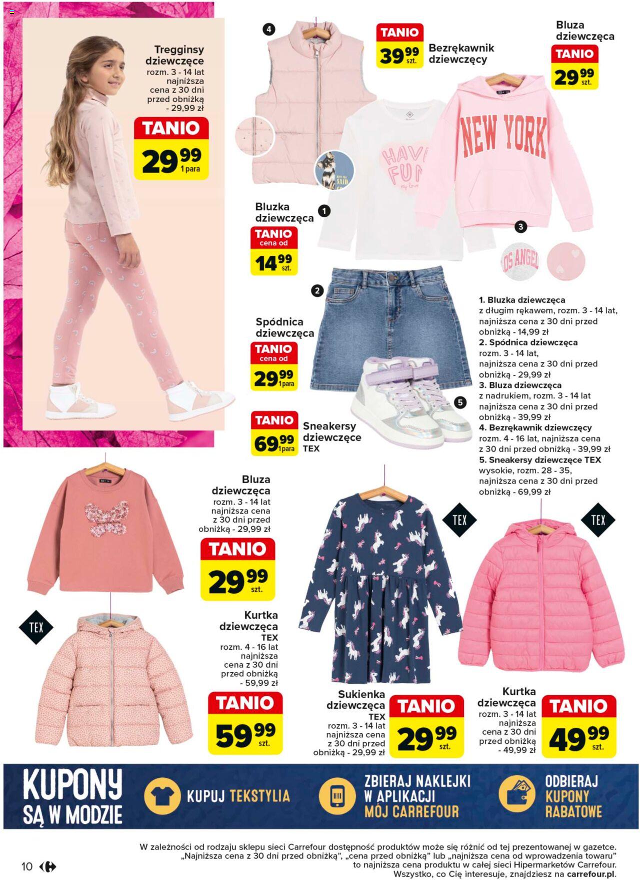 Carrefour Rodzinny look na jesien Gazetka ważna od 03.09.2024 do 14.09.2024 strona 10