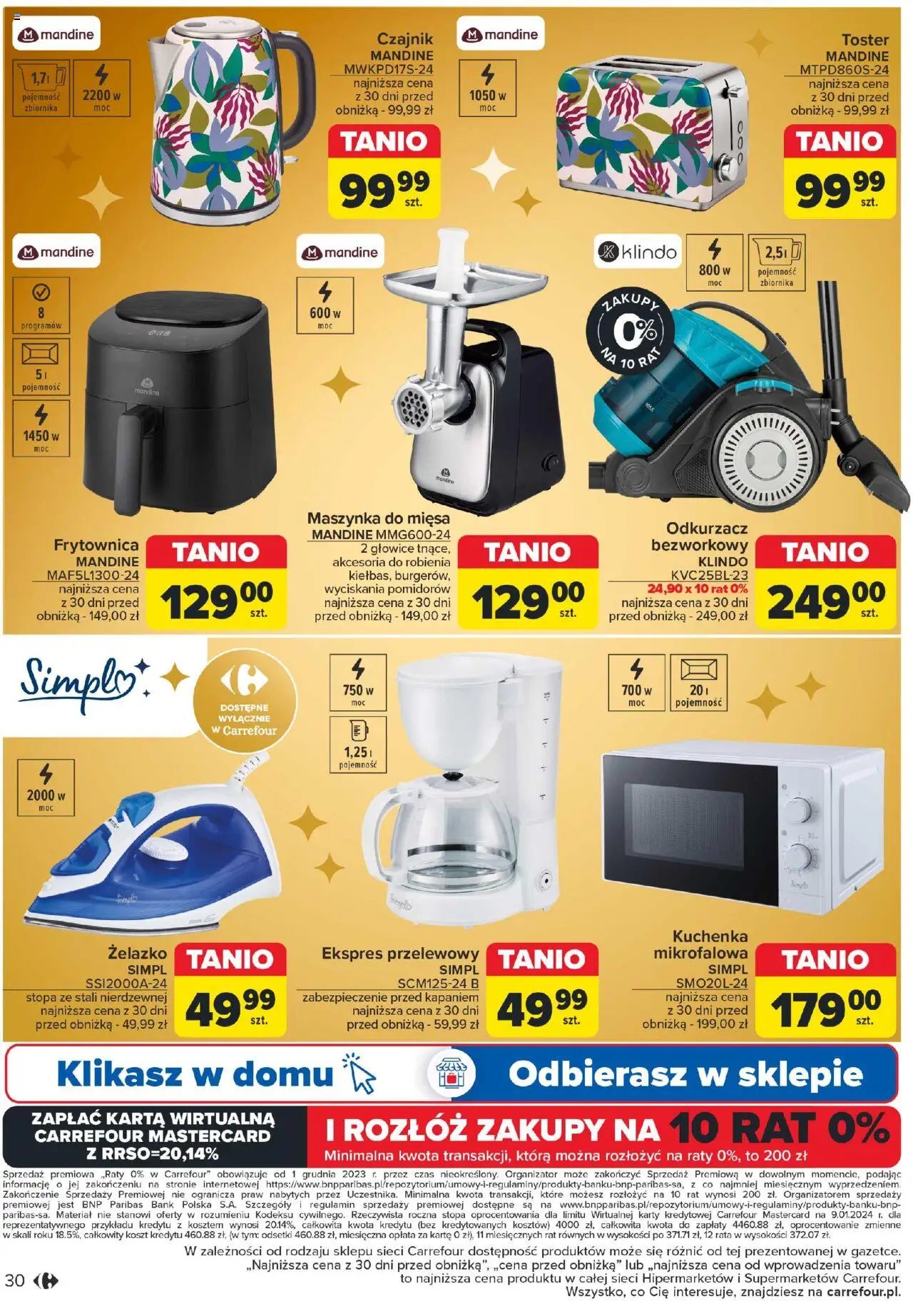 Carrefour Rozsmakuj się w świętach Gazetka ważna od 19.11.2024 do 30.11.2024 strona 30