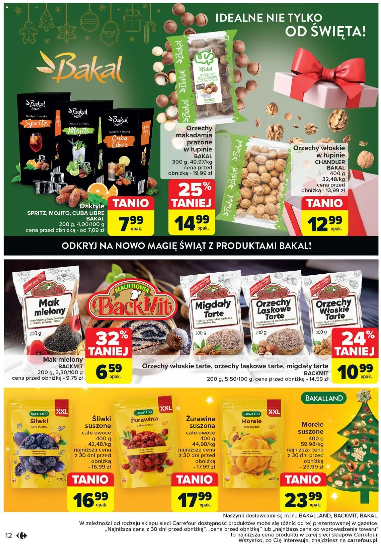Carrefour Rozsmakuj się w świętach w najlepszych cenach gazetka ważna od 03.12.2024 do 24.12.2024 strona 12