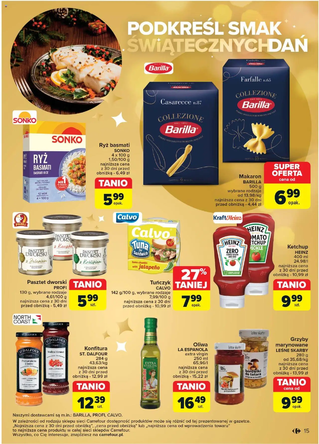 Carrefour Rozsmakuj się w świętach w najlepszych cenach gazetka ważna od 03.12.2024 do 24.12.2024 strona 15