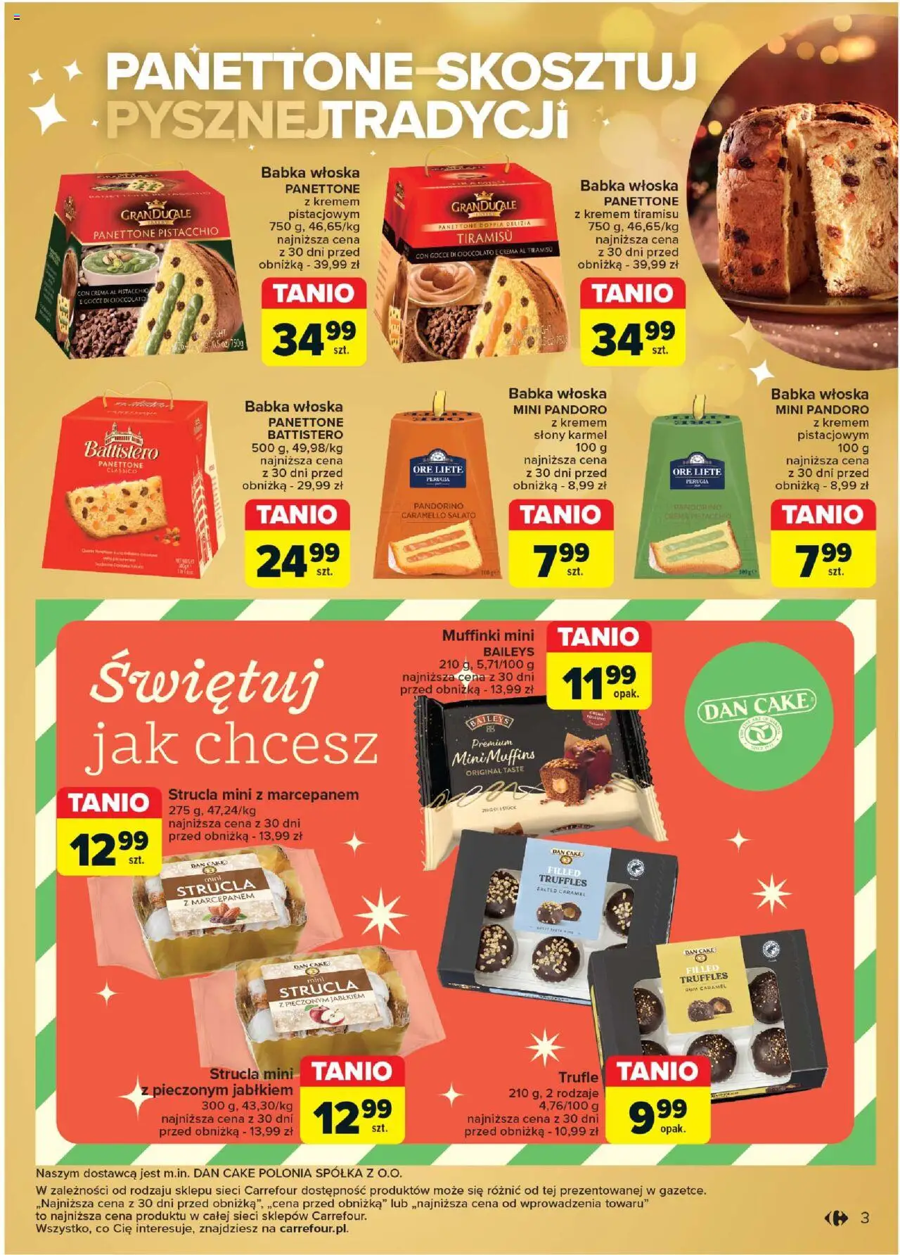 Carrefour Rozsmakuj się w świętach w najlepszych cenach gazetka ważna od 03.12.2024 do 24.12.2024 strona 3