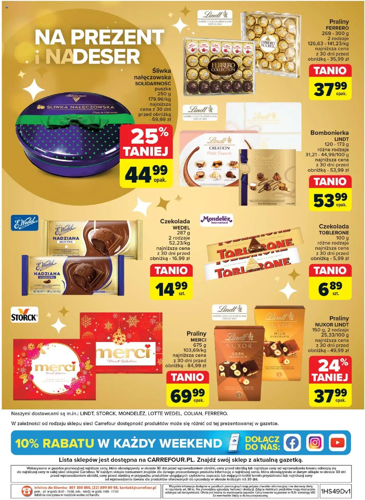 Carrefour Rozsmakuj się w świętach w najlepszych cenach gazetka ważna od 03.12.2024 do 24.12.2024 strona 22