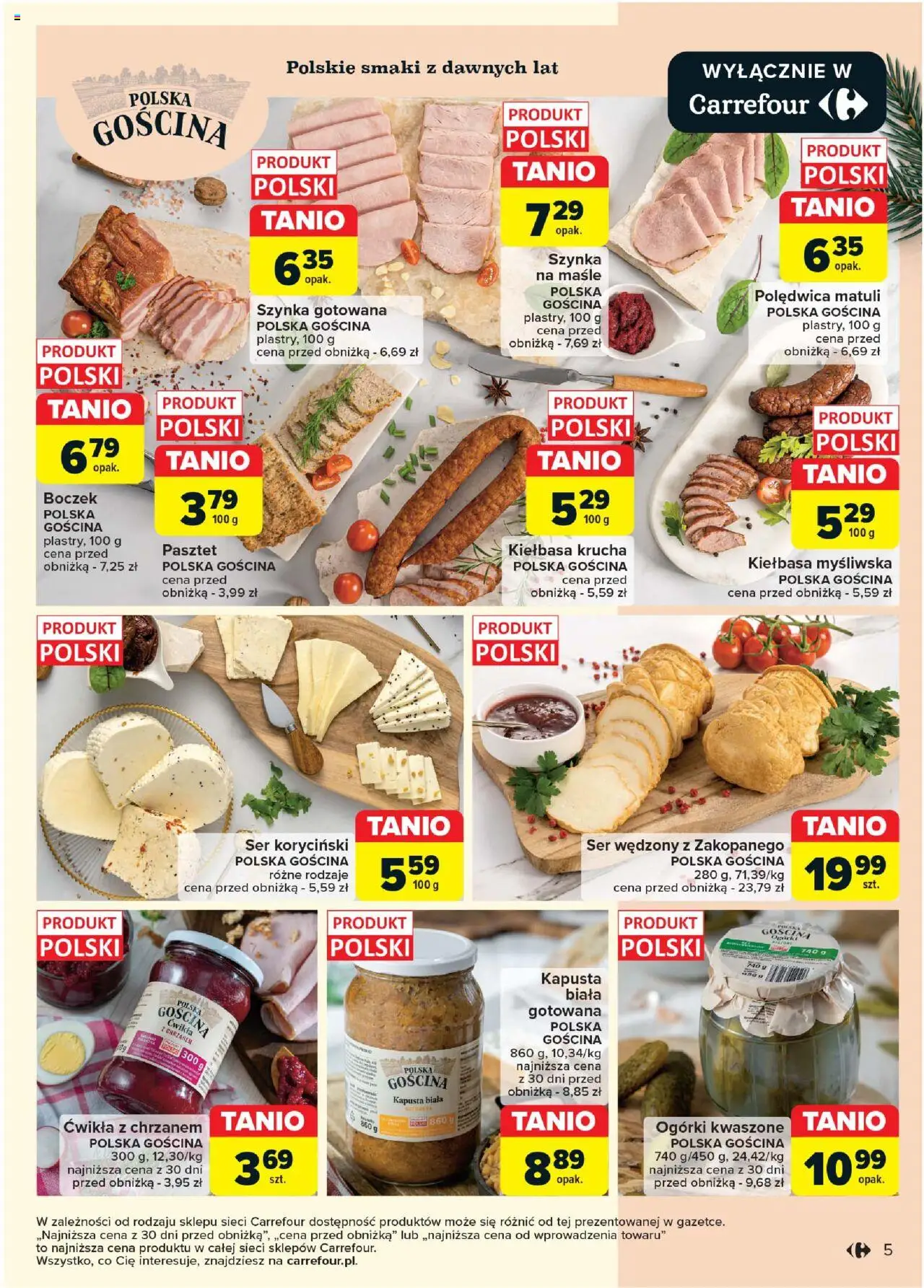 Carrefour Rozsmakuj się w świętach w najlepszych cenach gazetka ważna od 03.12.2024 do 24.12.2024 strona 5