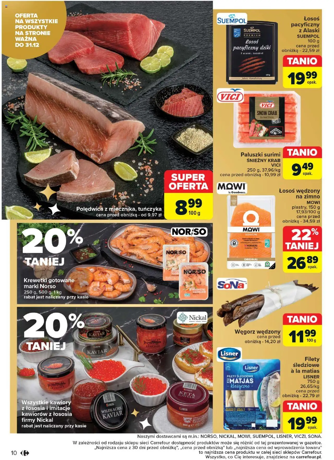 Carrefour Rozsmakuj się w świętach w najlepszych cenach gazetka ważna od 03.12.2024 do 24.12.2024 strona 10