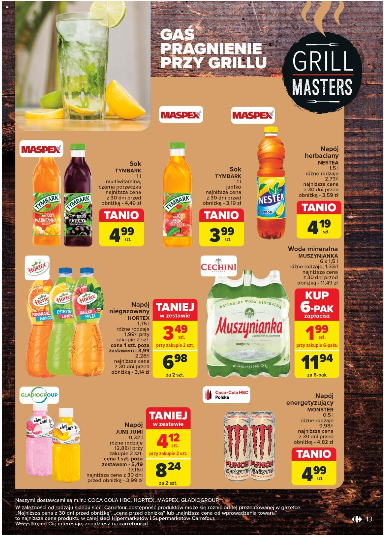 Carrefour Rzadzic przy grillu Gazetka ważna od 21.05.2024 do 01.06.2024  strona 13
