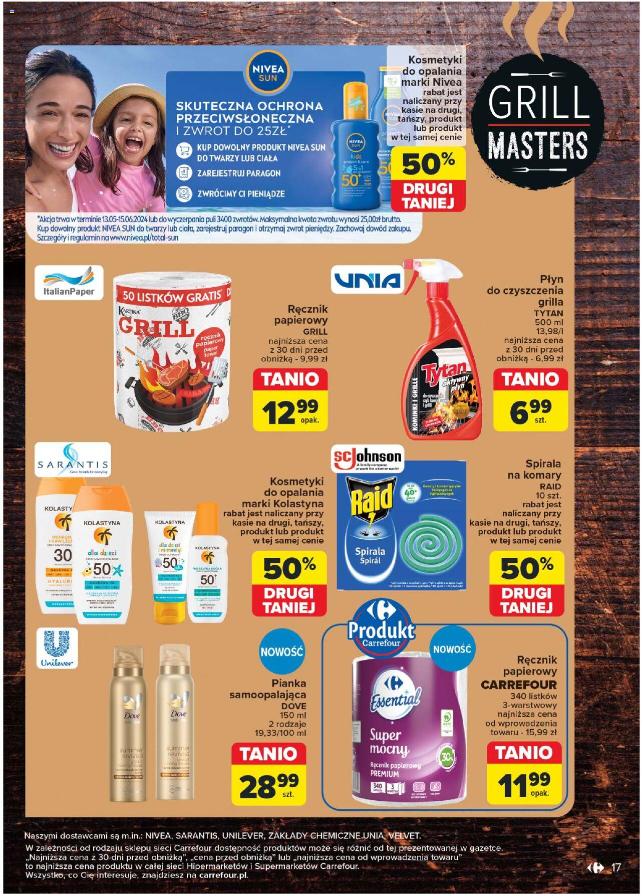 Carrefour Rzadzic przy grillu Gazetka ważna od 21.05.2024 do 01.06.2024  strona 17
