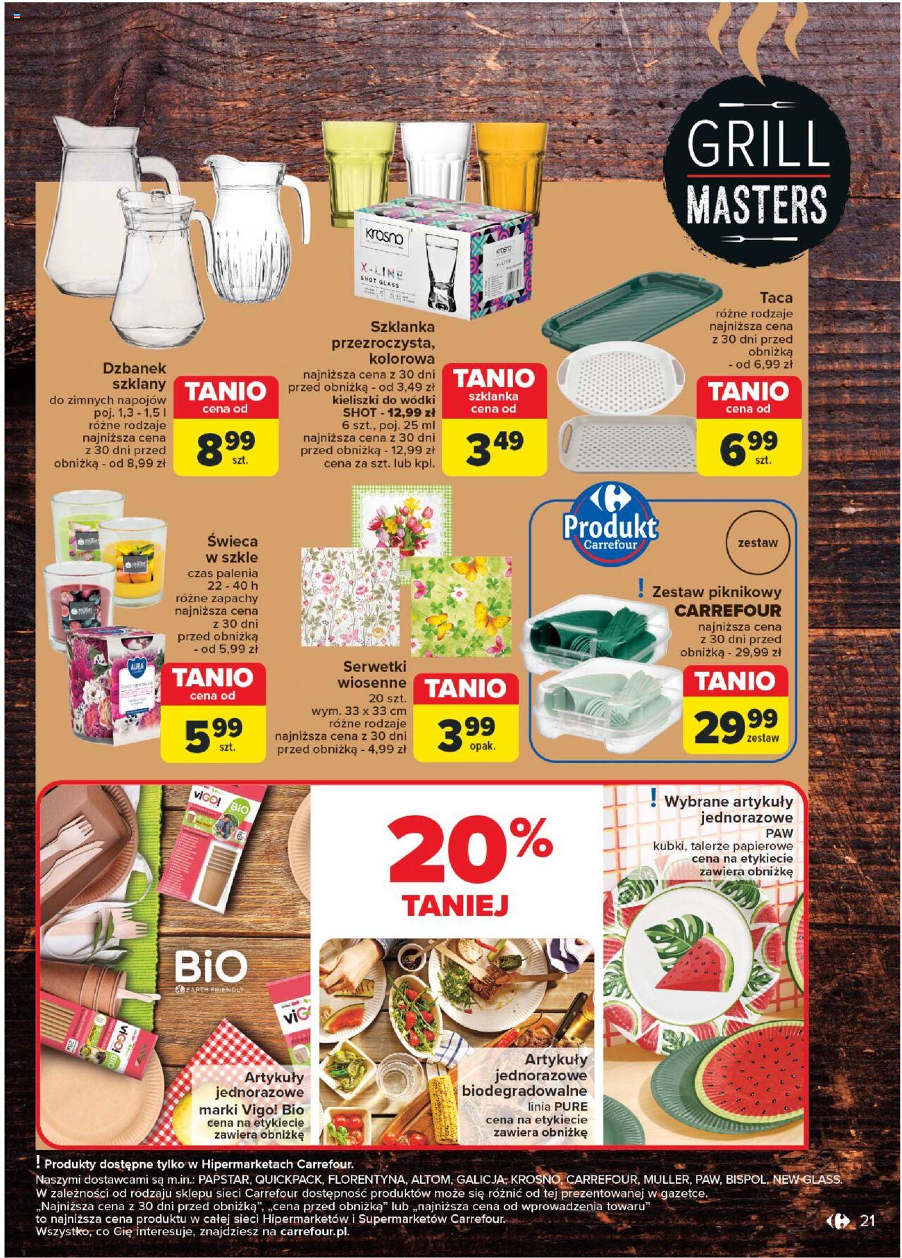 Carrefour Rzadzic przy grillu Gazetka ważna od 21.05.2024 do 01.06.2024  strona 21