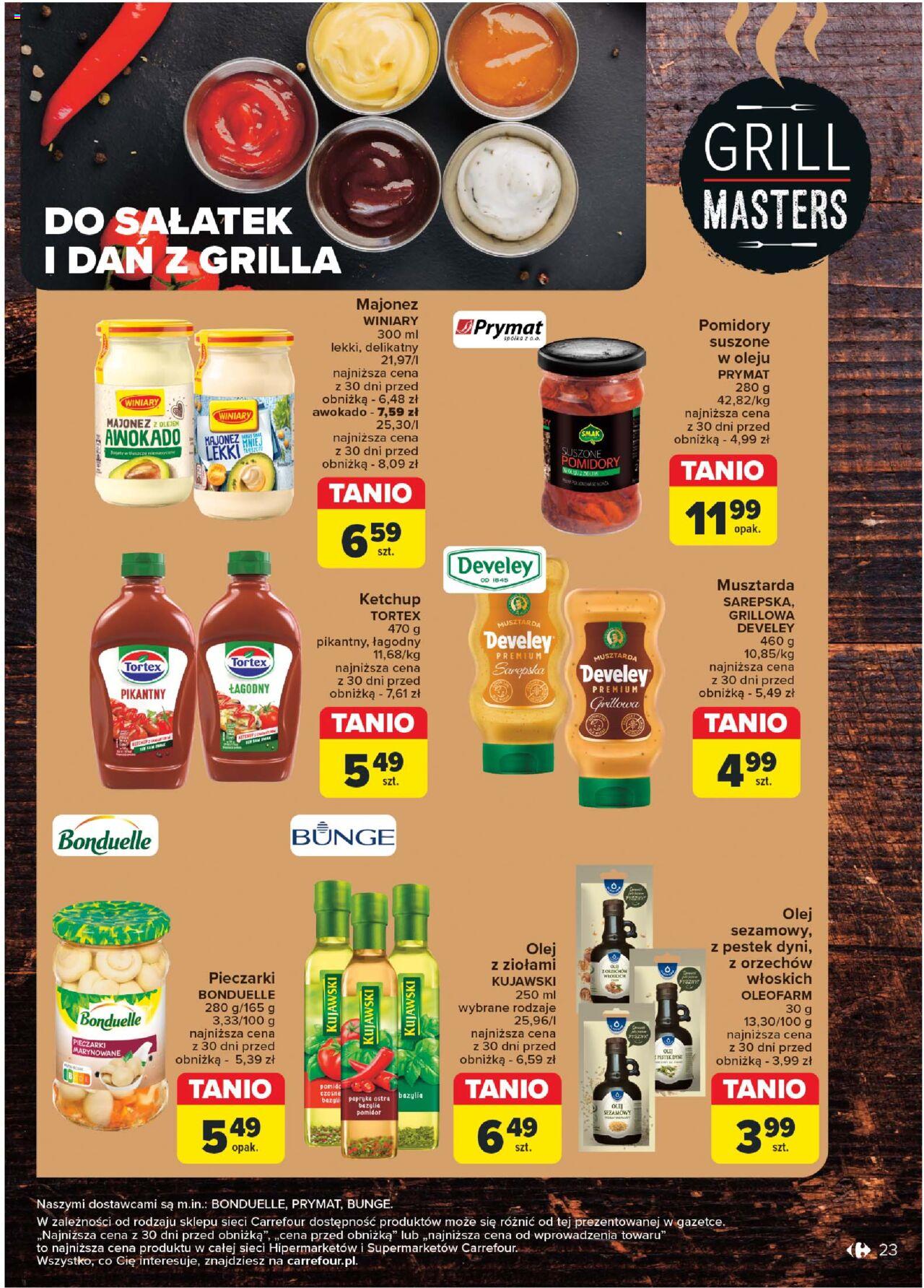 Carrefour Rzadzic przy grillu Gazetka ważna od 21.05.2024 do 01.06.2024  strona 23