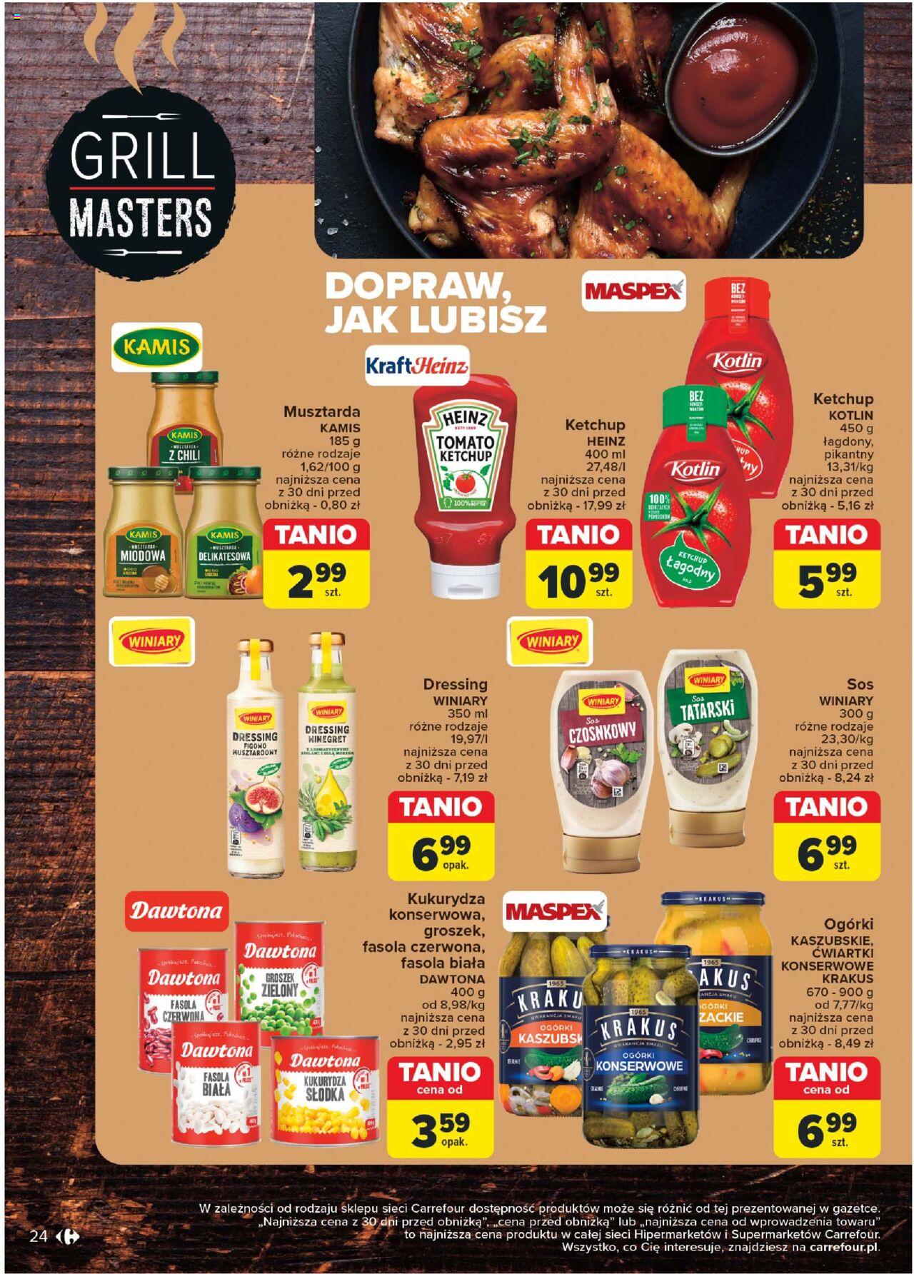 Carrefour Rzadzic przy grillu Gazetka ważna od 21.05.2024 do 01.06.2024  strona 24