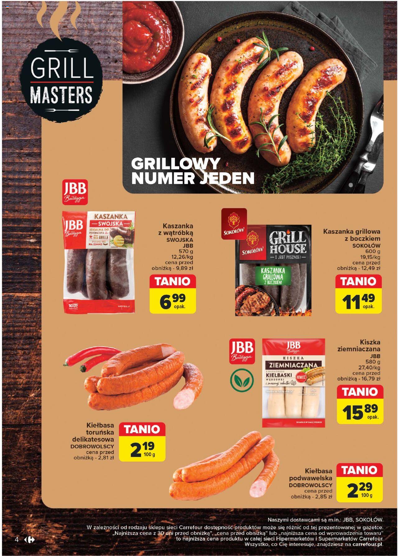 Carrefour Rzadzic przy grillu Gazetka ważna od 21.05.2024 do 01.06.2024  strona 4