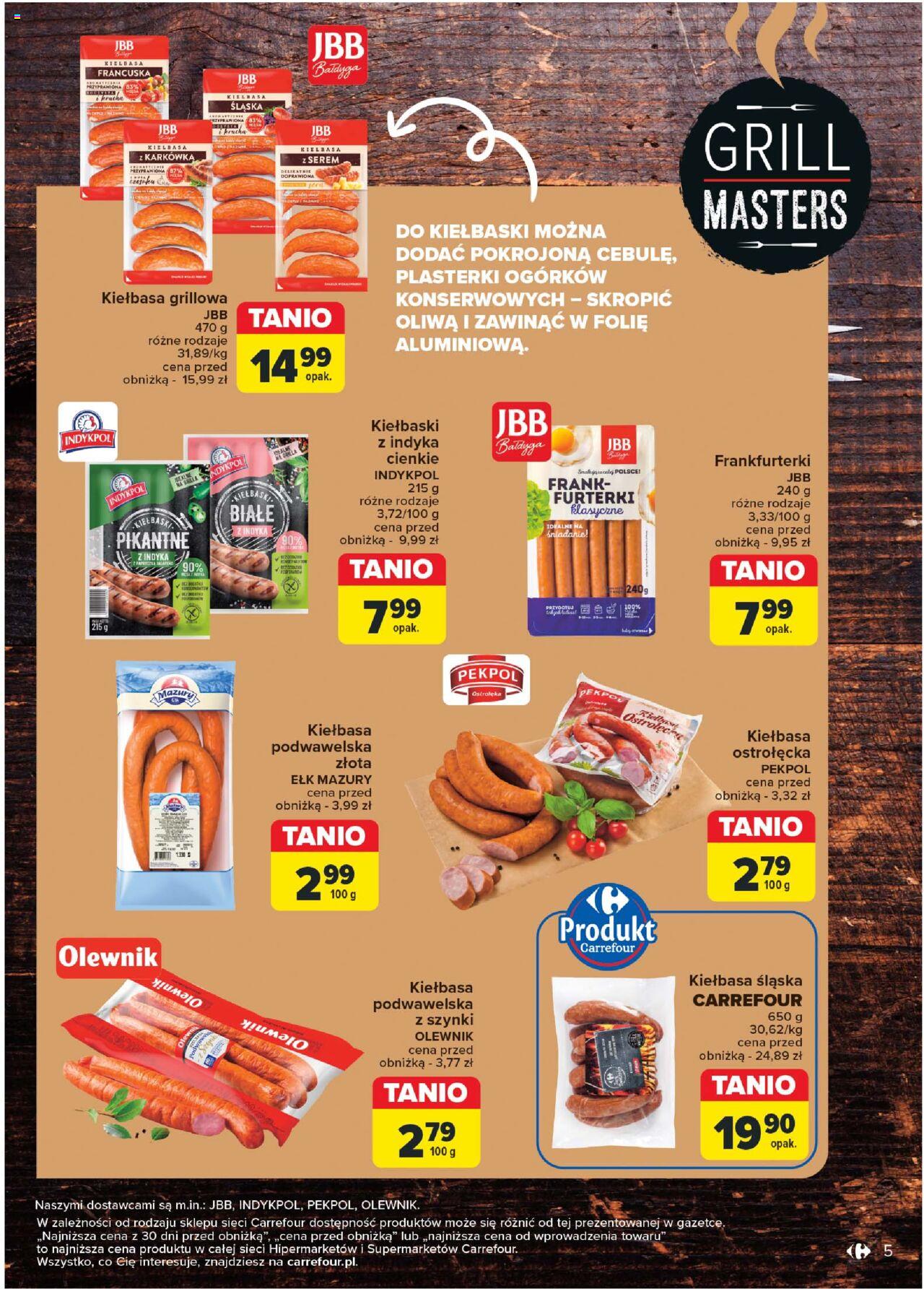 Carrefour Rzadzic przy grillu Gazetka ważna od 21.05.2024 do 01.06.2024  strona 5