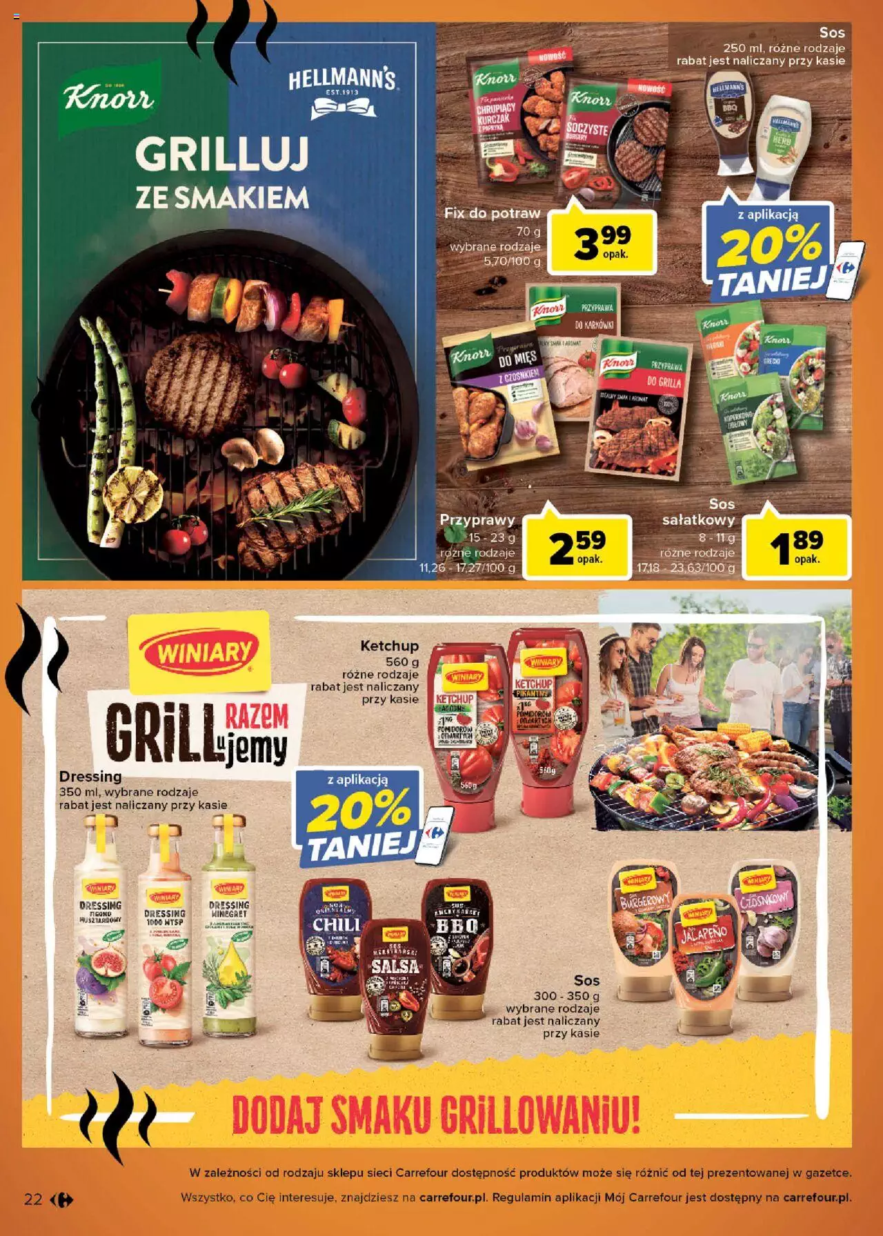 Carrefour Sezon na grilla trwa Gazetka ważna od 06.06.2023 do 17.06.2023 strona 22