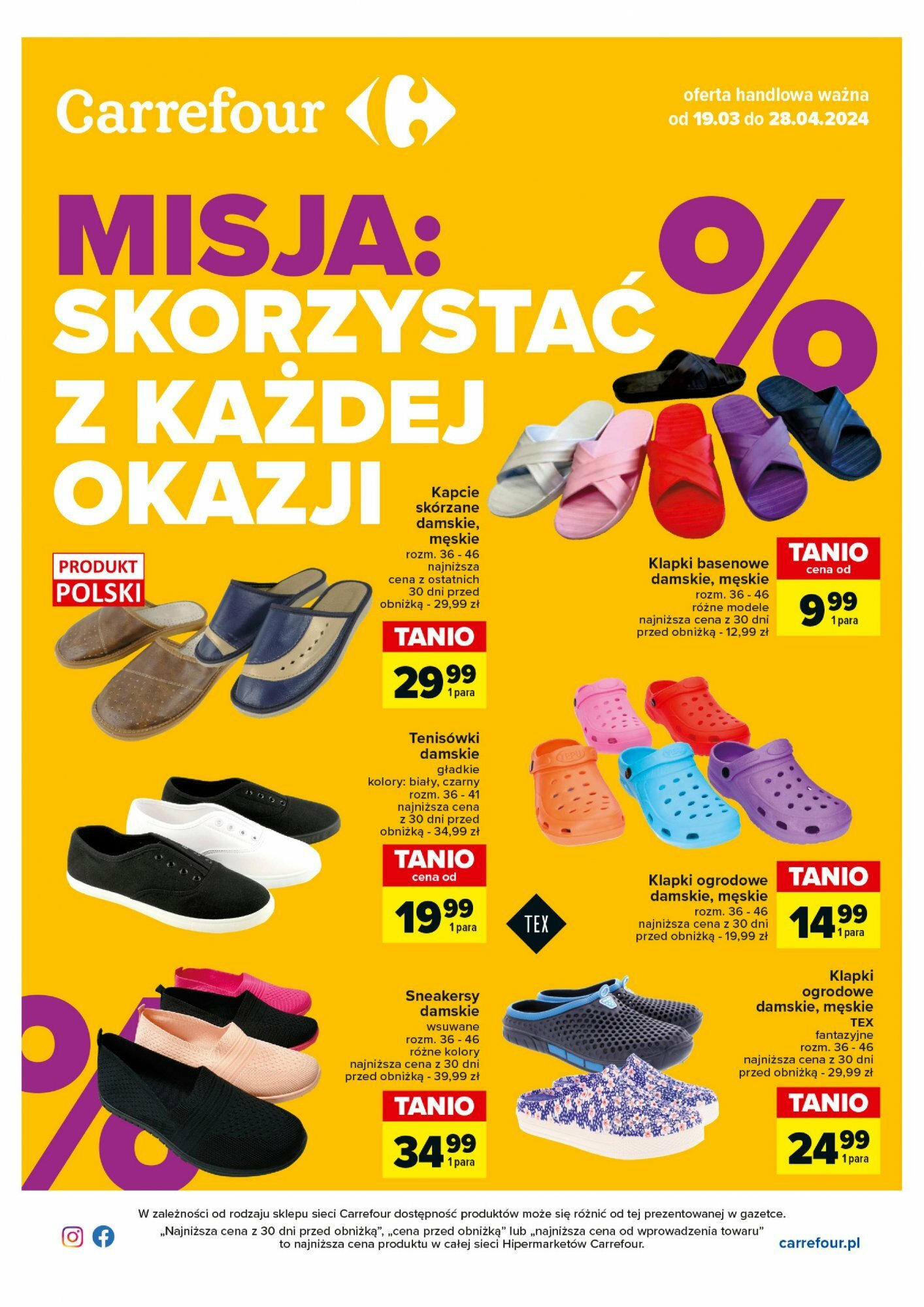 Carrefour Skorzystac z kazdej okazji Gazetka ważna od 19.03.2024 do 28.04.2024 strona 1
