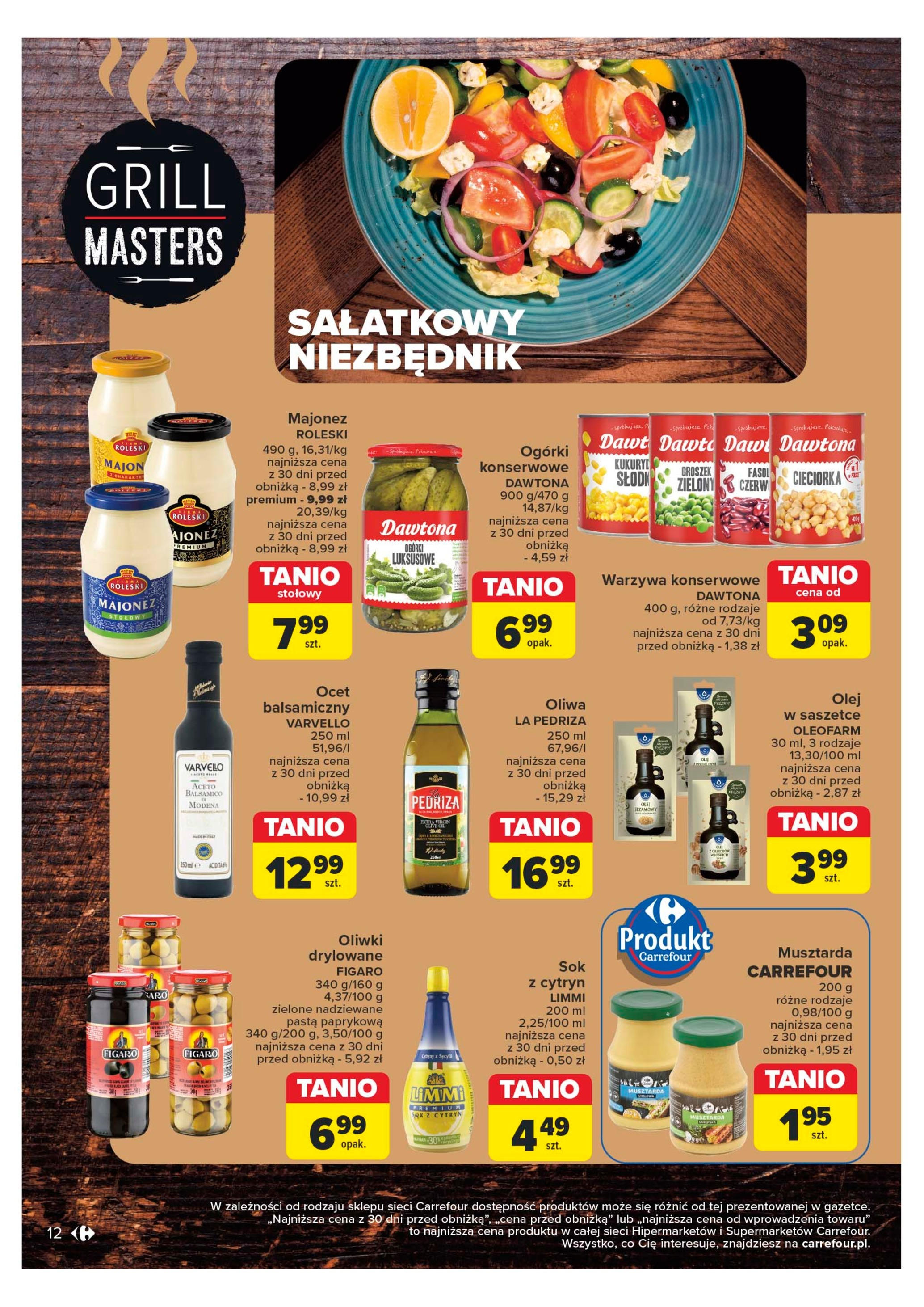 Carrefour Start sezonu grillowego Gazetka ważna od 22.04.2024 do 04.05.2024 strona 12