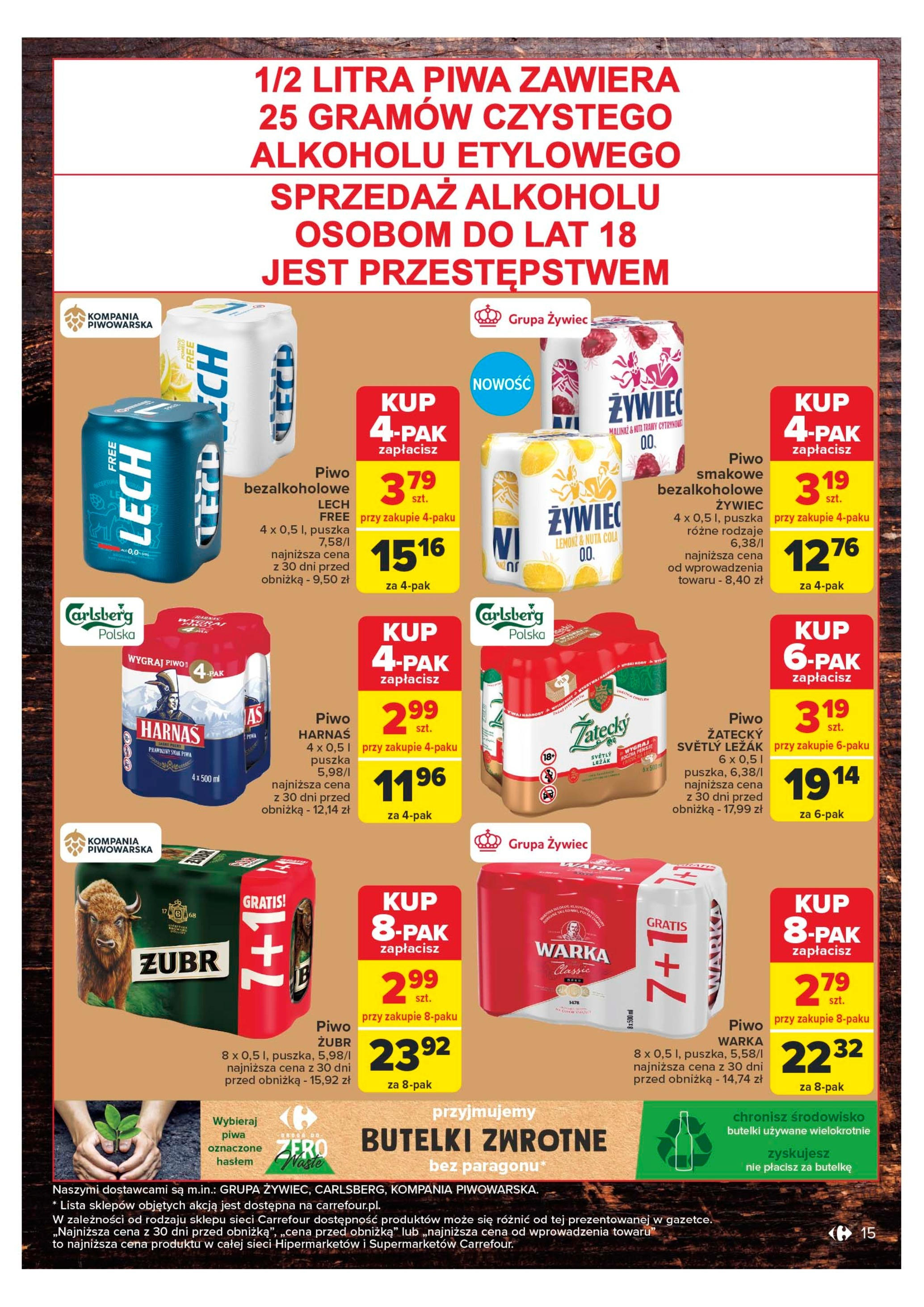 Carrefour Start sezonu grillowego Gazetka ważna od 22.04.2024 do 04.05.2024 strona 15